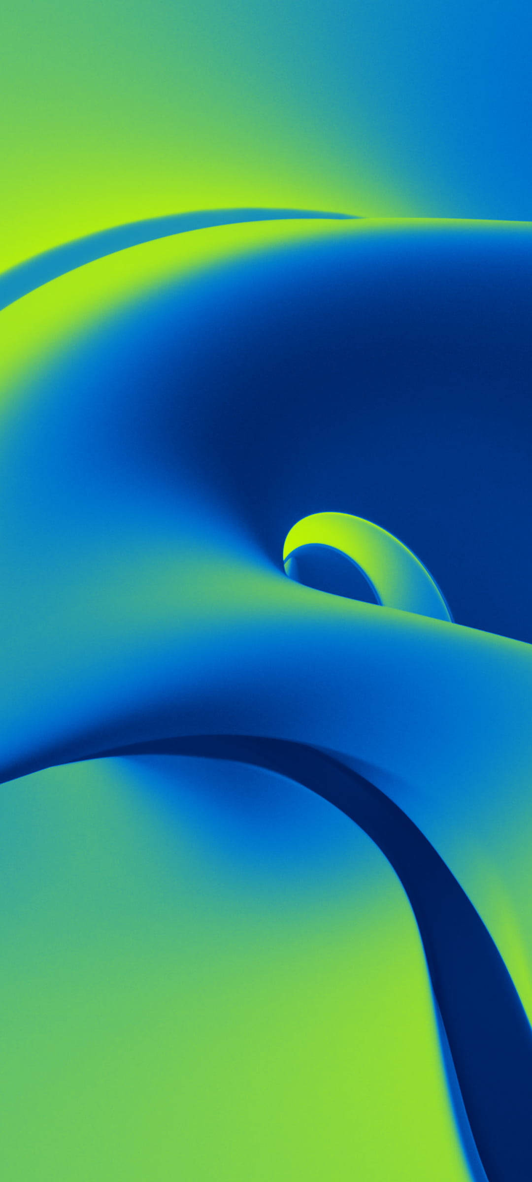 POCO X2 Ola Azul-Verde Fondos de pantalla