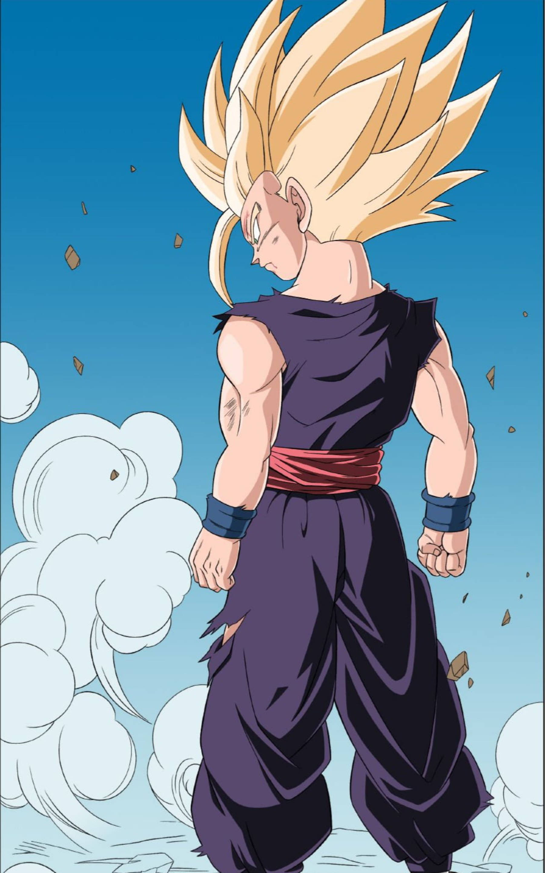 Poderoso Gohan en Super Saiyan 2 Fondos de pantalla