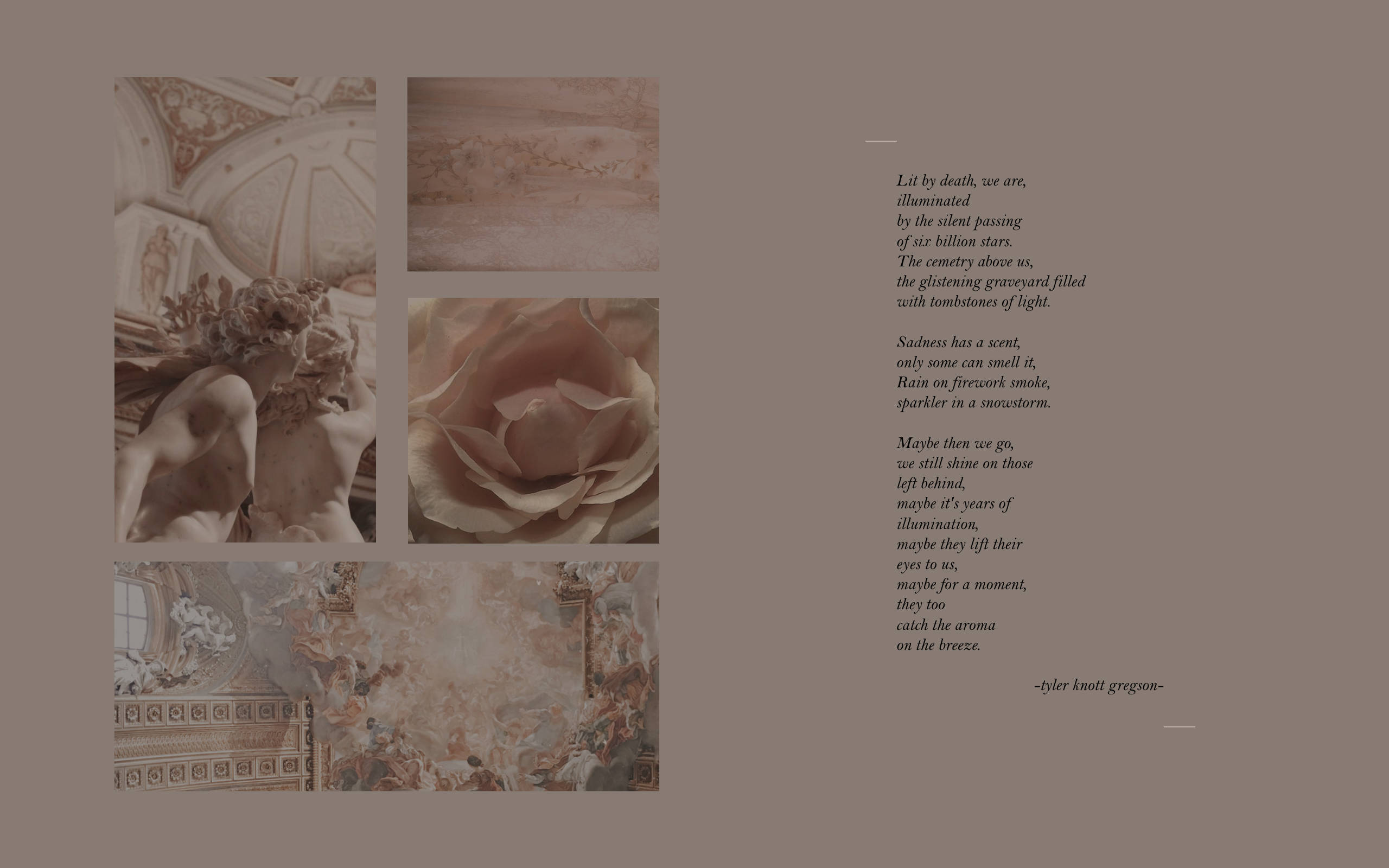 Poema de Tristeza Estética Pinterest Collage Marrón Fondos de pantalla