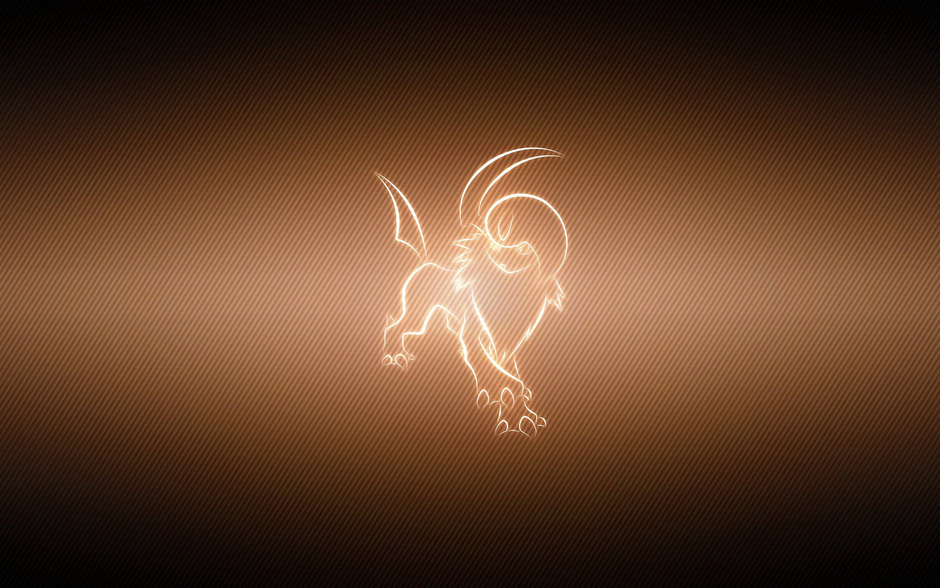 Pokémon terrestre de pie y de color melocotón brillante.