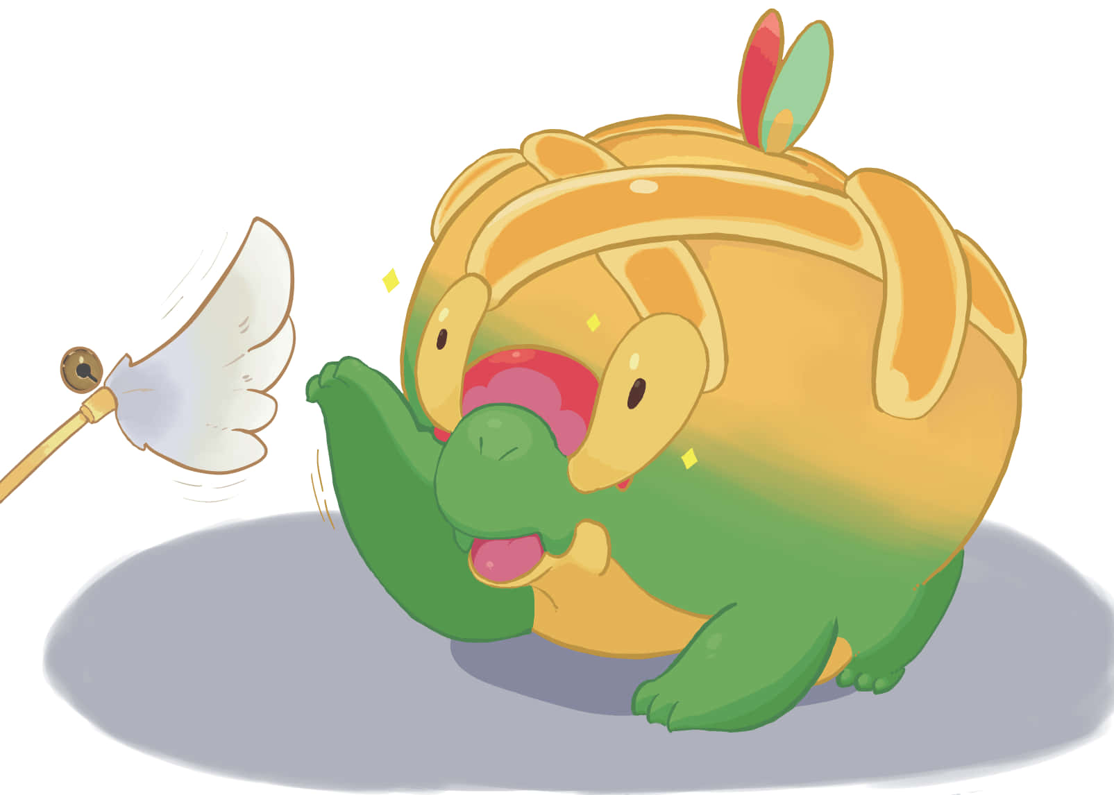 Pokémon Appletun Carita Tierna Fondos de pantalla