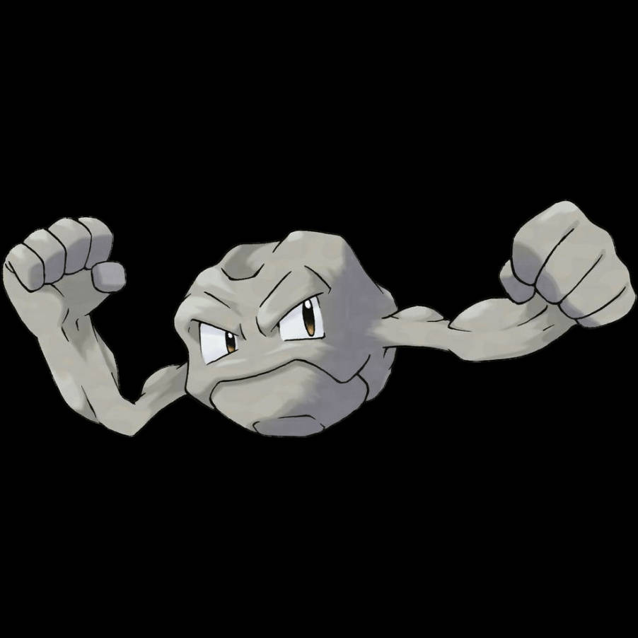 Pokemon Geodude con fondo blanco Fondos de pantalla