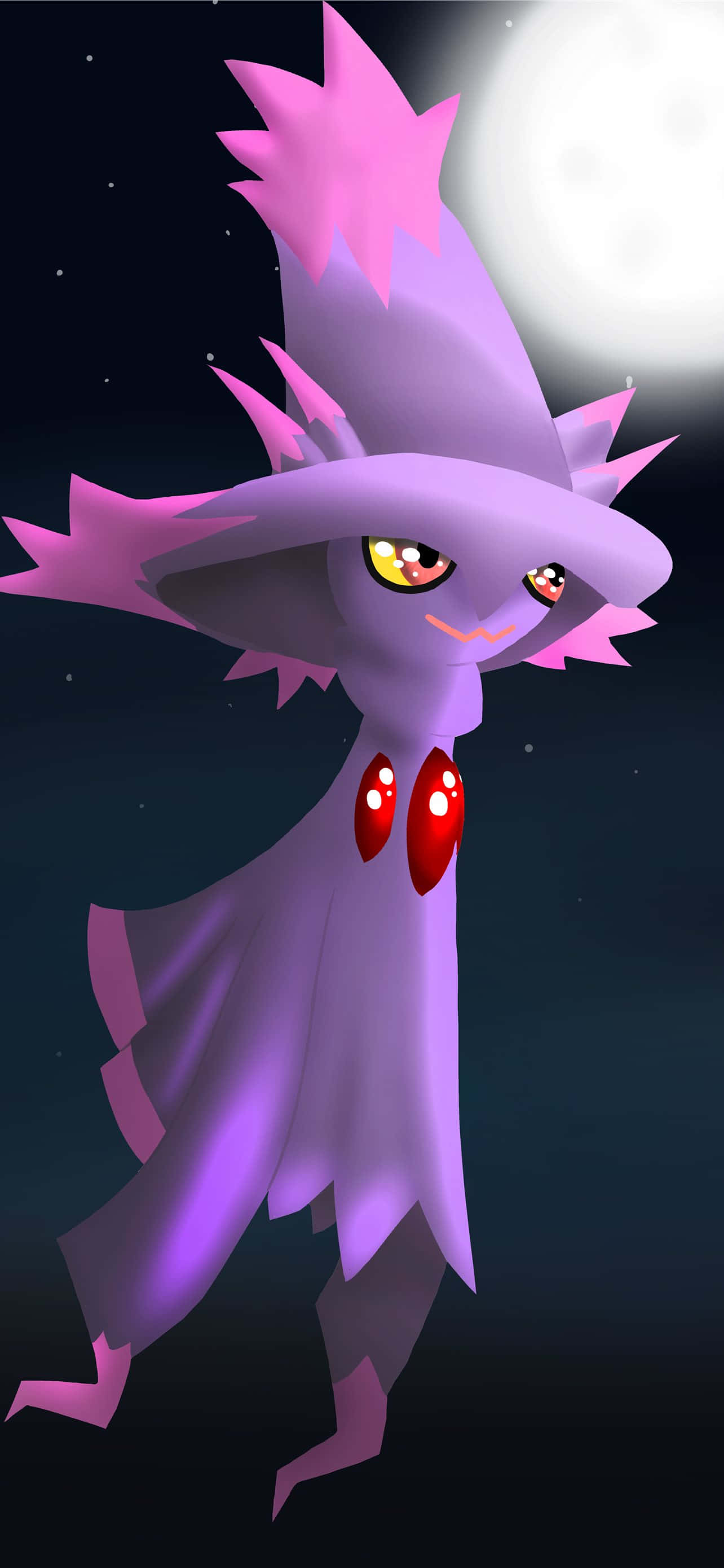 Pokémon Mismagius con Luna Brillante Fondos de pantalla
