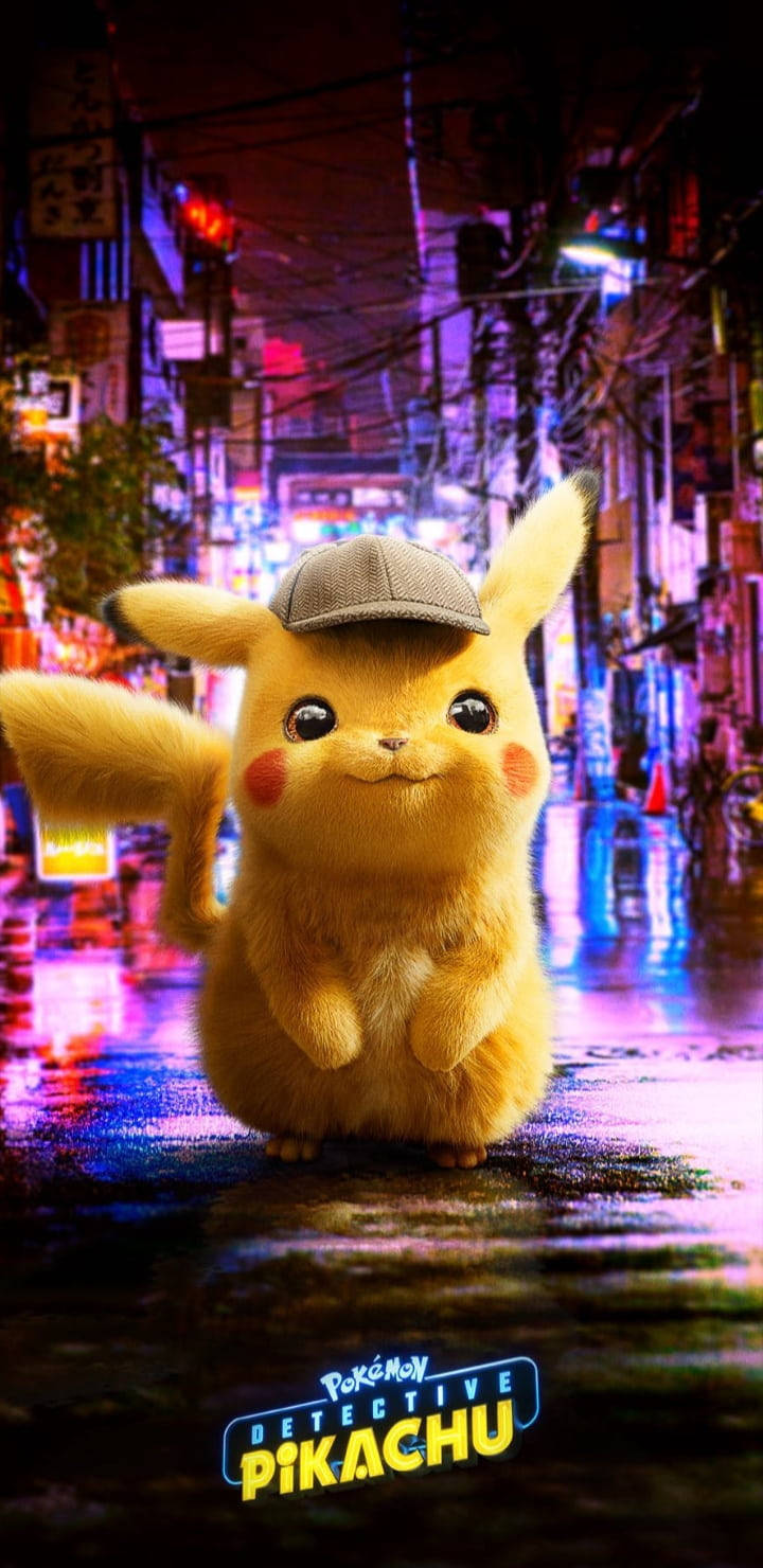 Pokemon Teléfono Sonriendo Detective Pikachu Fondos de pantalla