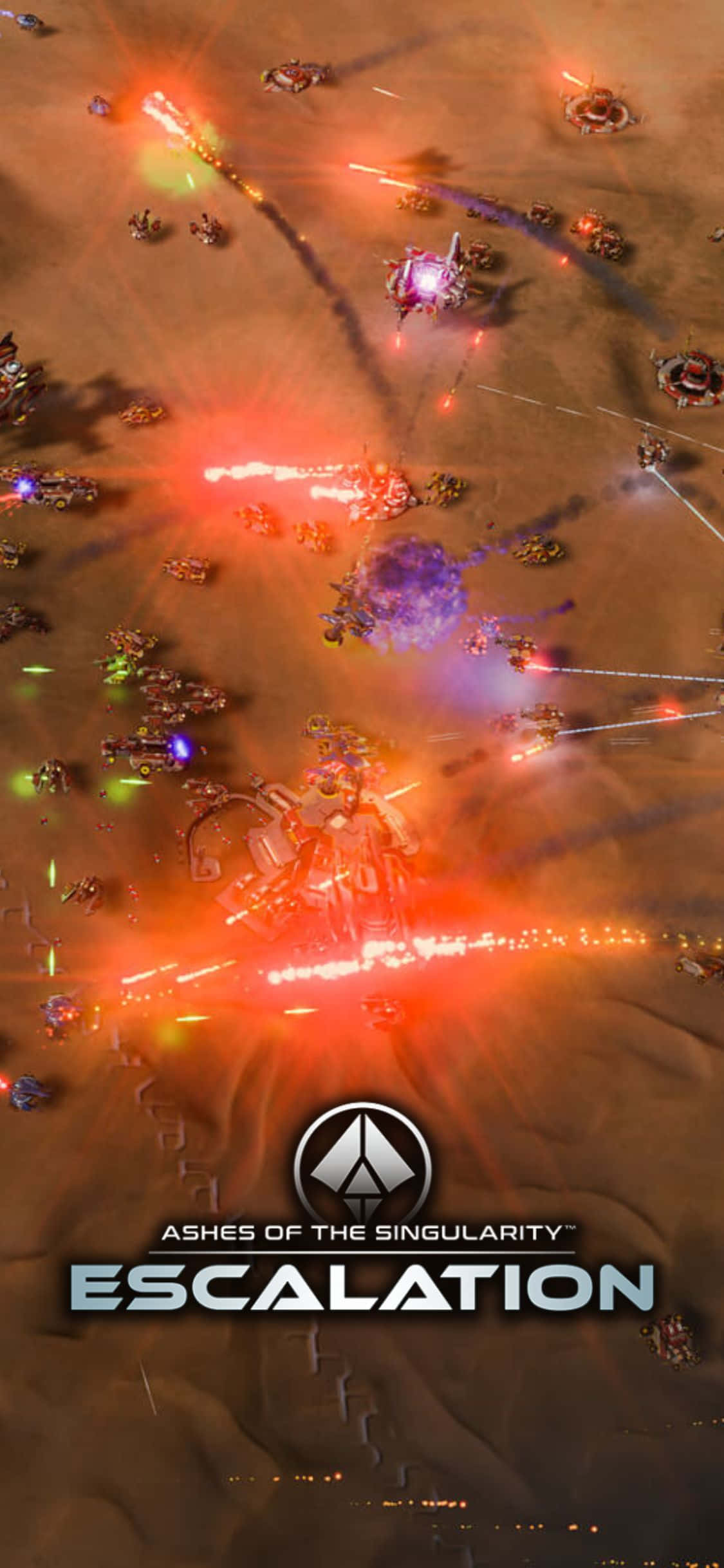 Pon a prueba tus habilidades con iPhone X en Ashes of the Singularity Escalation Fondos de pantalla