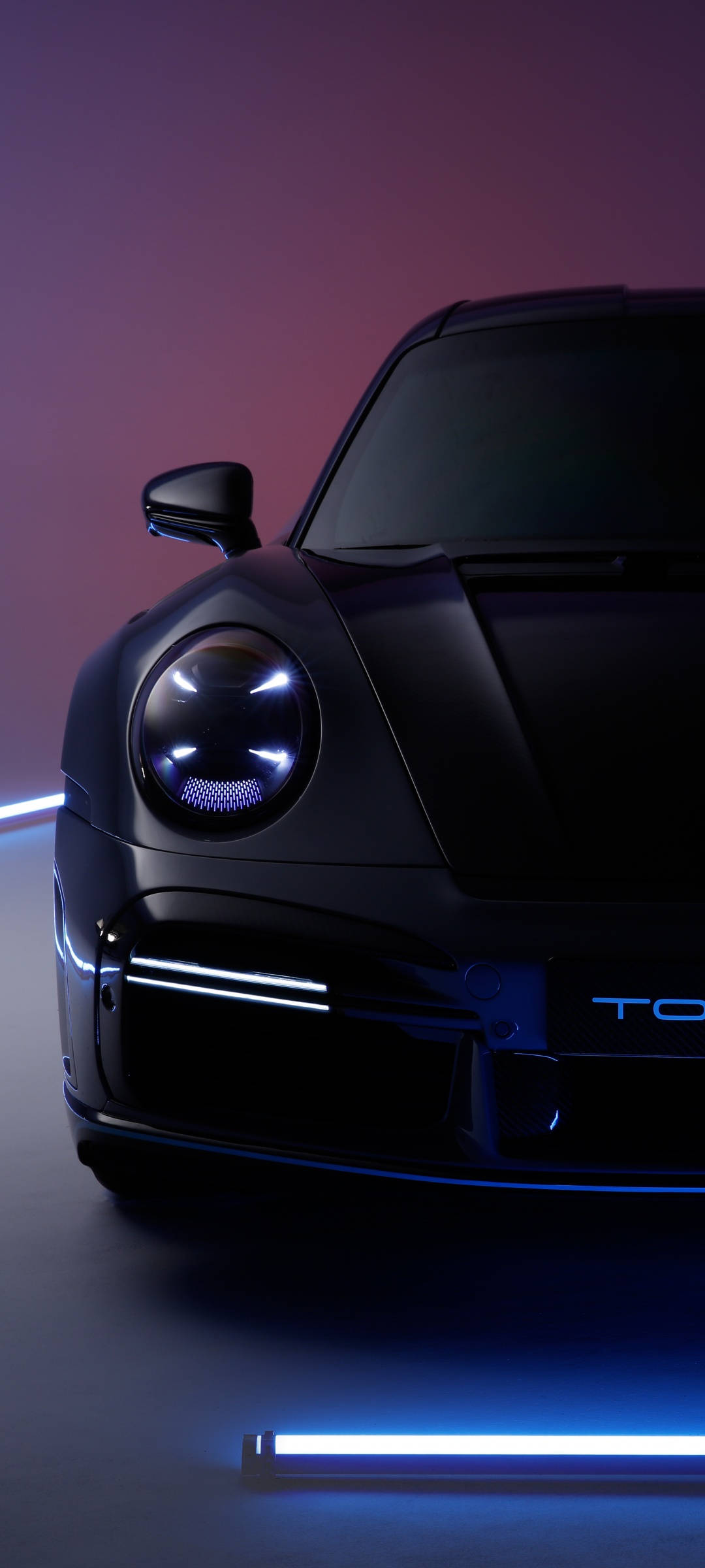 Porsche 911 negro elegante Fondos de pantalla