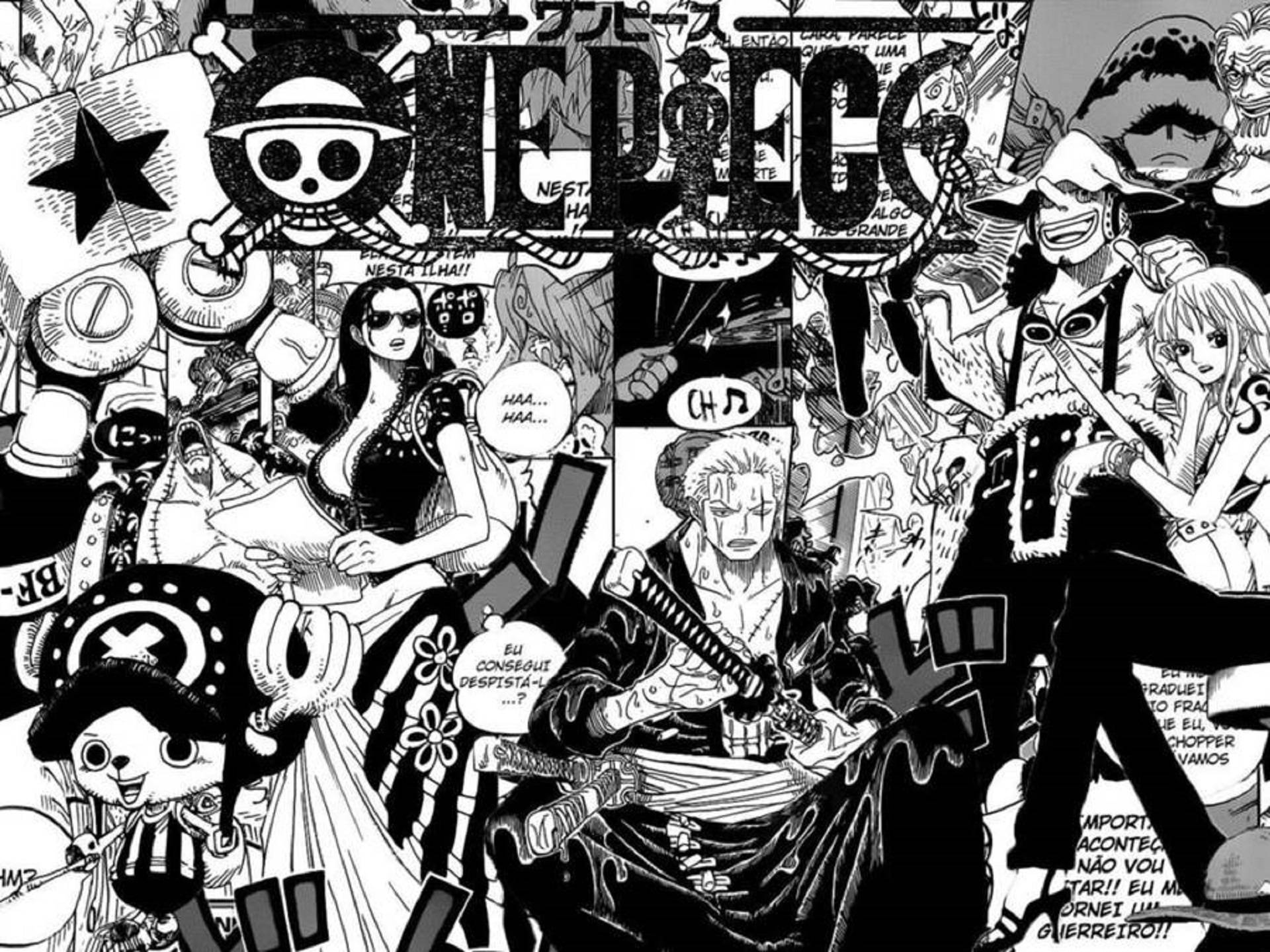Portada de panel de manga de One Piece Fondos de pantalla