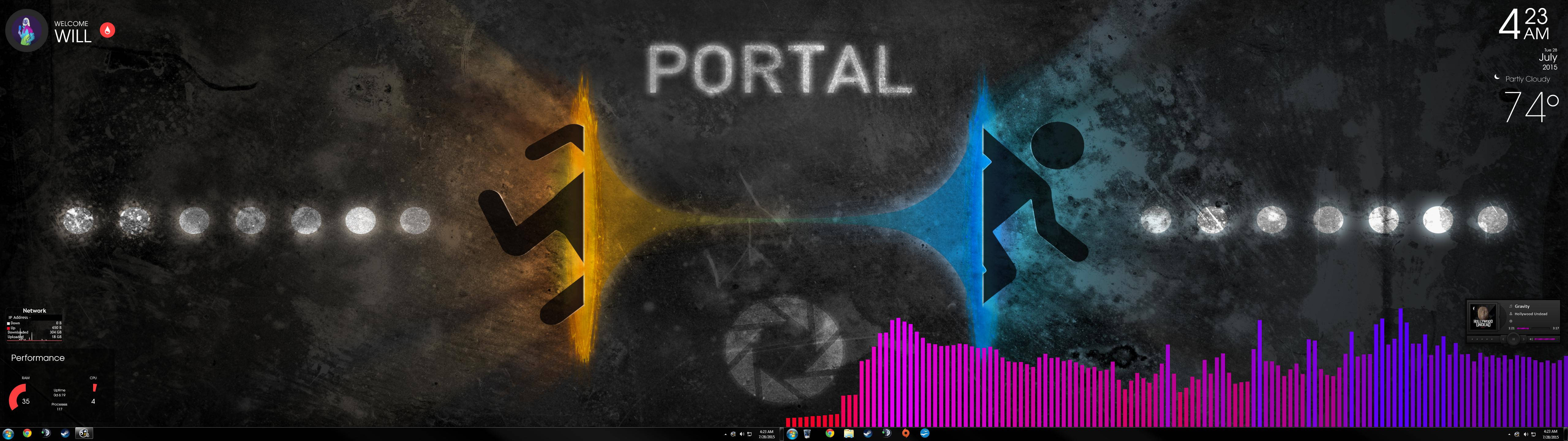 Portal de hombre dual Fondos de pantalla