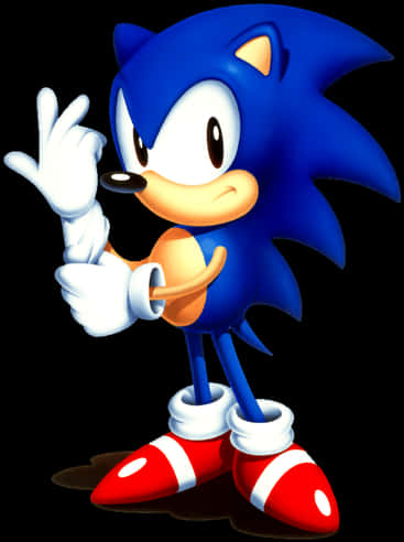 Pose clásica de Sonic Fondos de pantalla