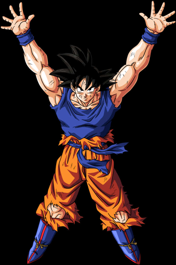 Pose de Poder de Goku Fondos de pantalla