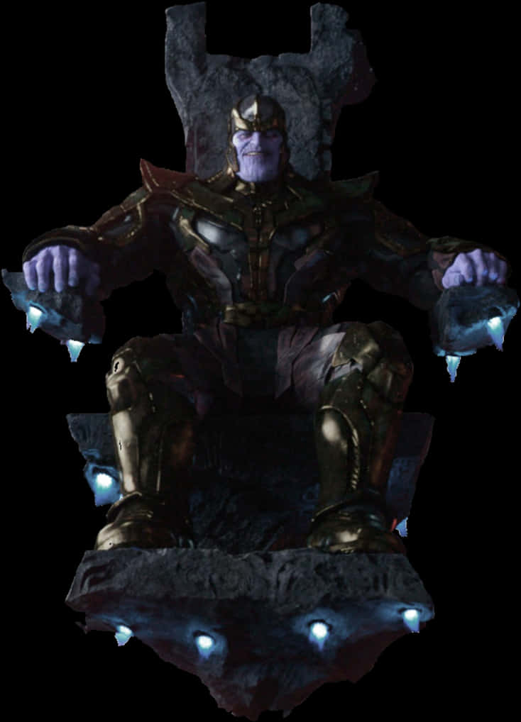 Pose del Trono de Thanos Fondos de pantalla