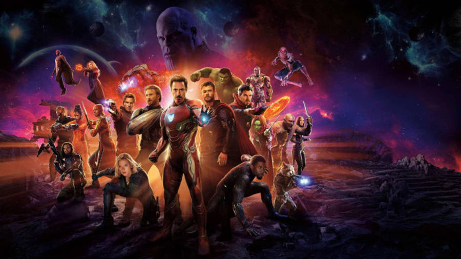 Pose Heroica de los Vengadores en Infinity War Fondos de pantalla