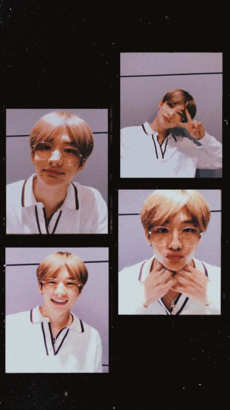 Poses adorables del rapero surcoreano Hyunjin Fondos de pantalla