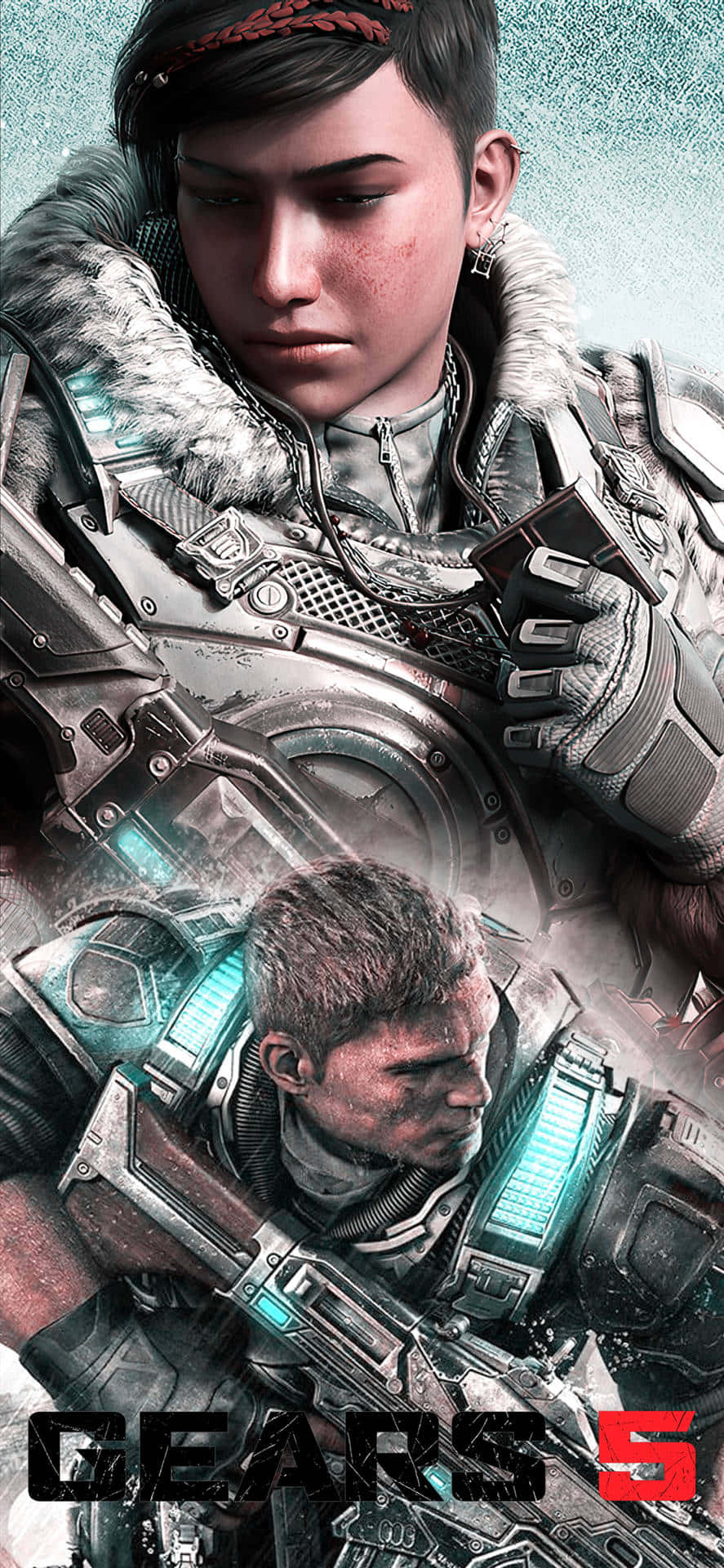 Póster Creativo de Gears of War 5 para iPhone XS Fondos de pantalla