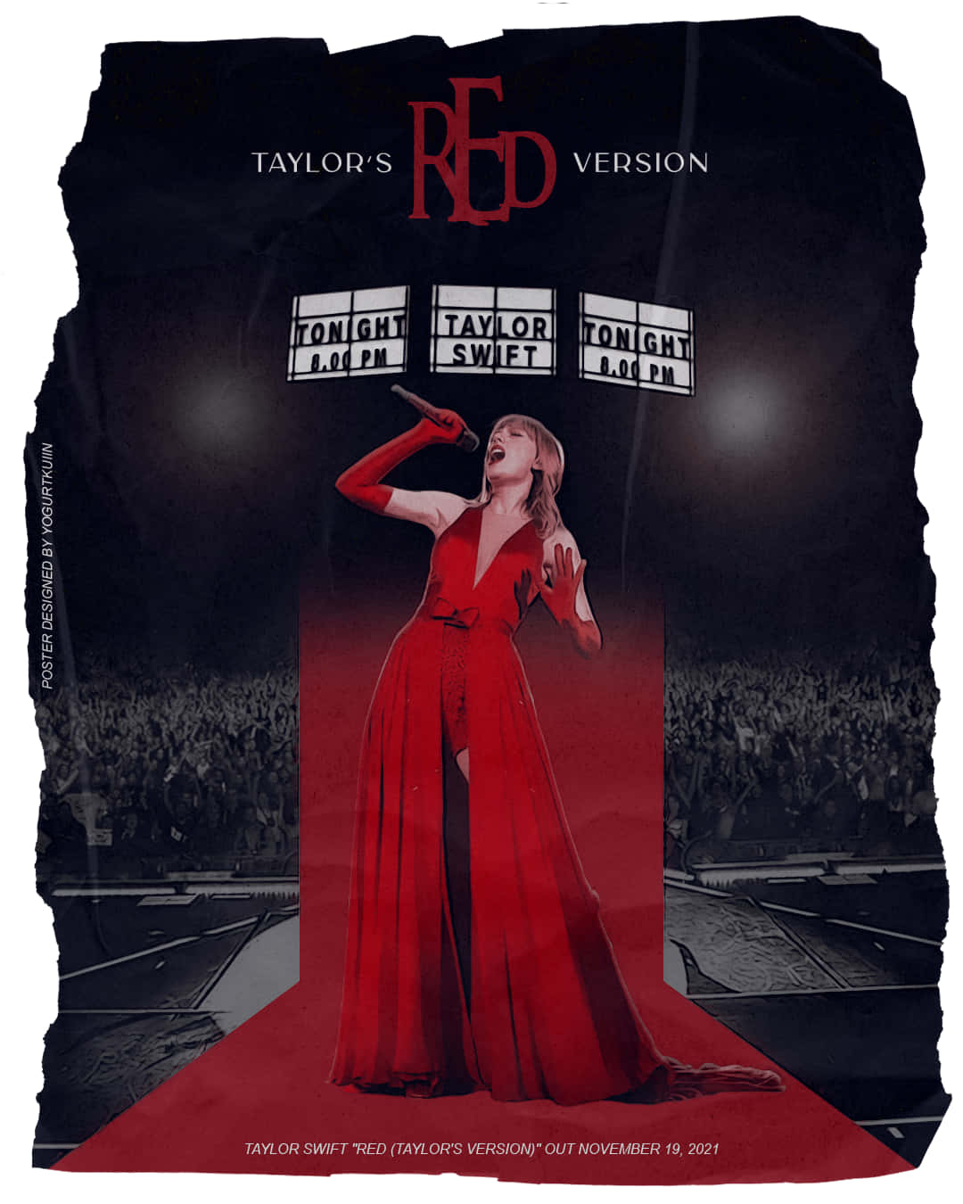 Póster de actuación de Red Taylors Version Fondos de pantalla