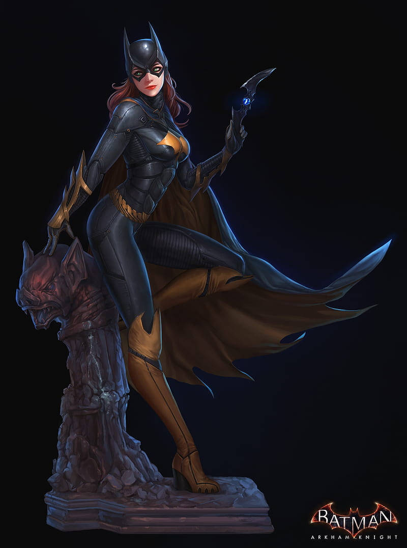 Póster de Batgirl de Batman Arkham Knight para iPhone Fondos de pantalla