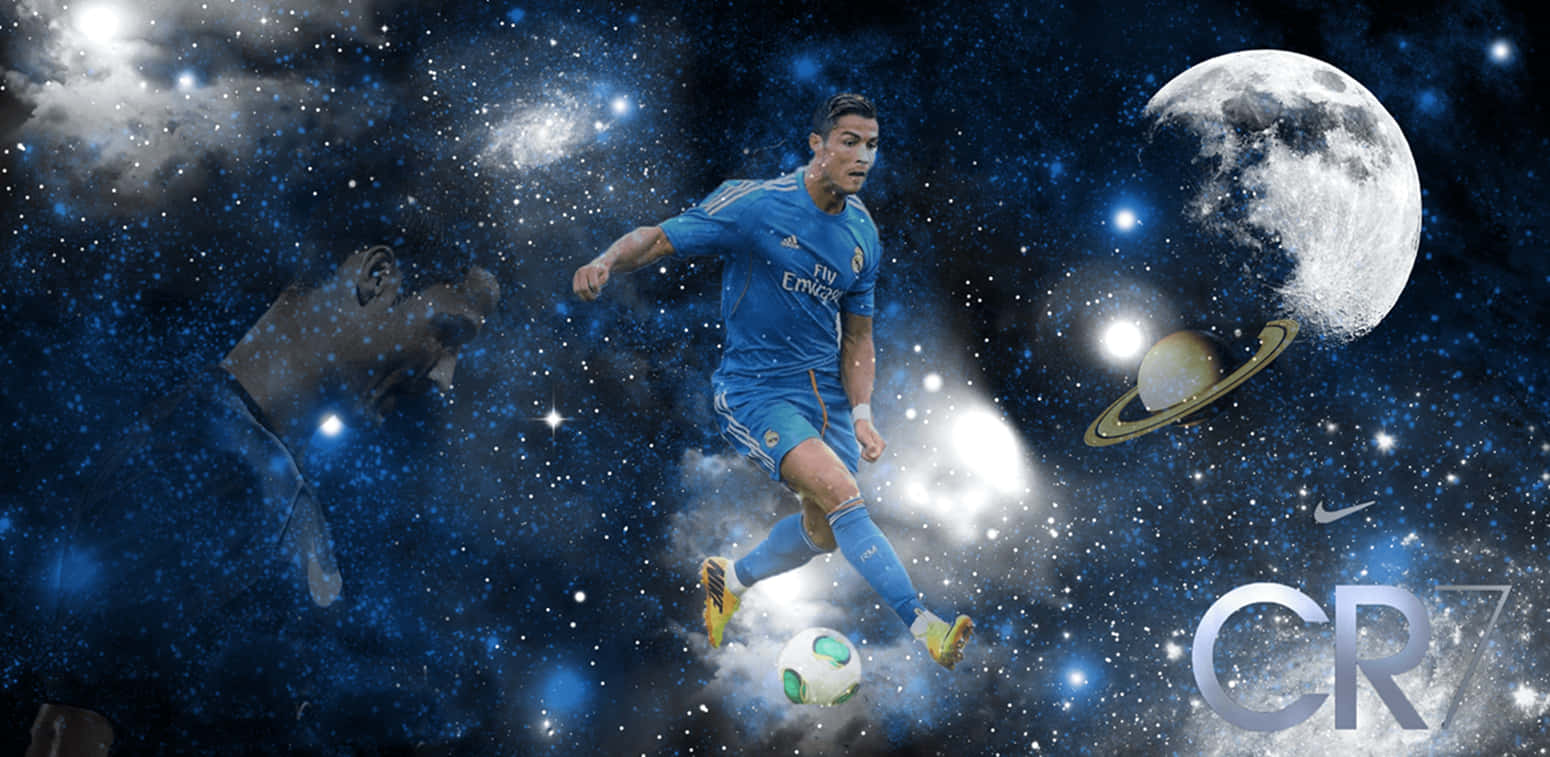 Póster de Cristiano Ronaldo en Galaxy de Fútbol Fondos de pantalla