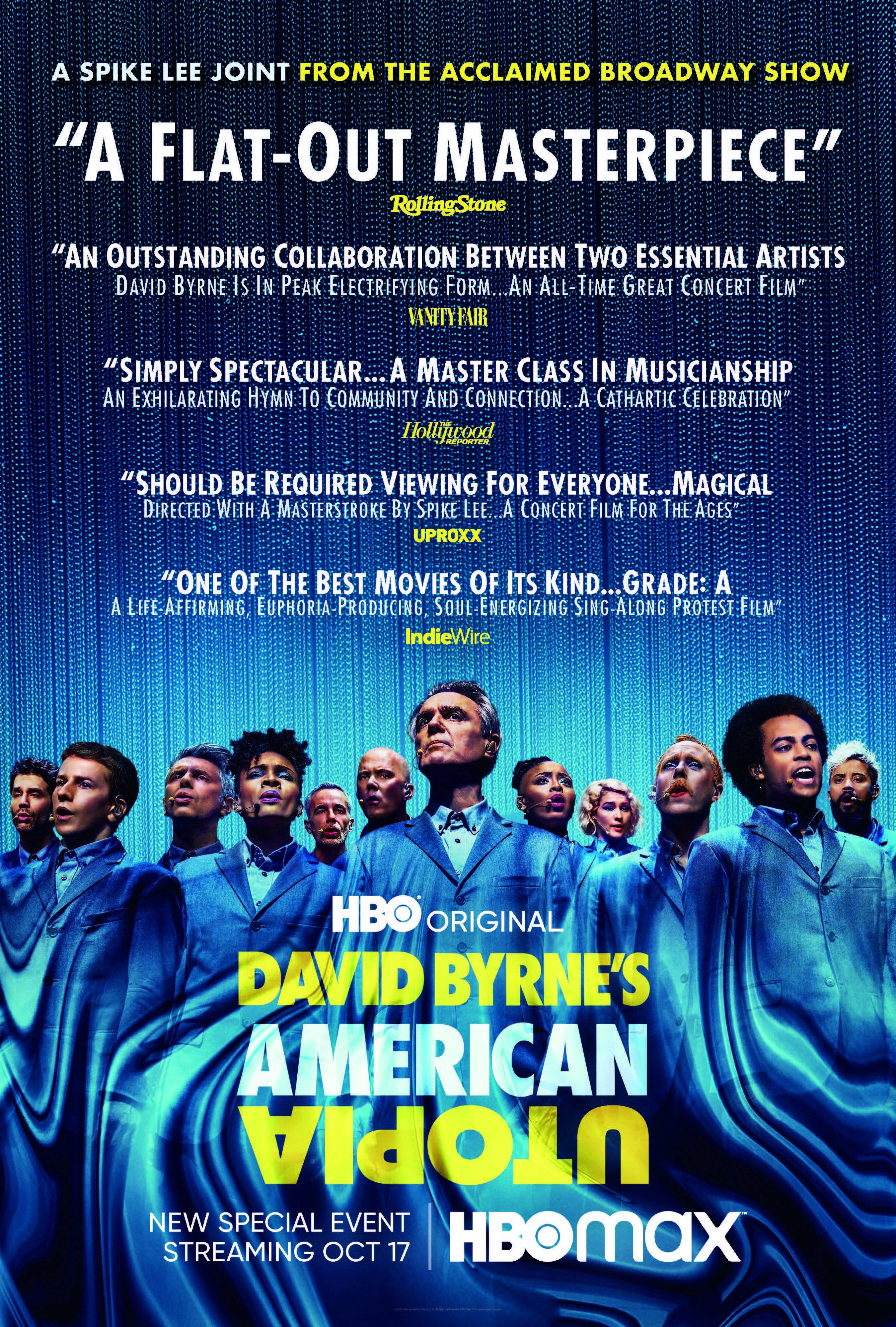 Póster de David Byrne American Utopia 2020 Fondos de pantalla