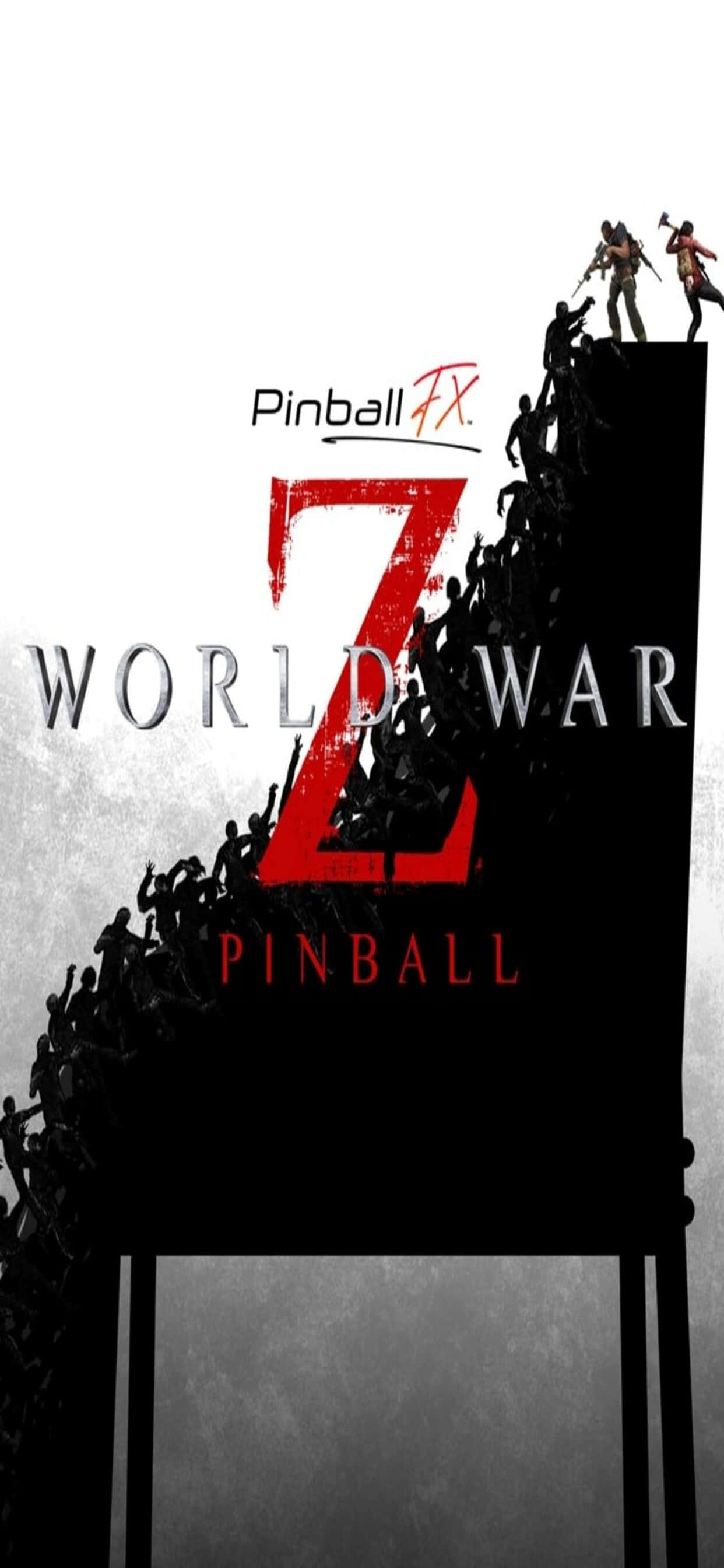 Póster de juego de pinball como fondo de World War Z para iPhone XS Max Fondos de pantalla