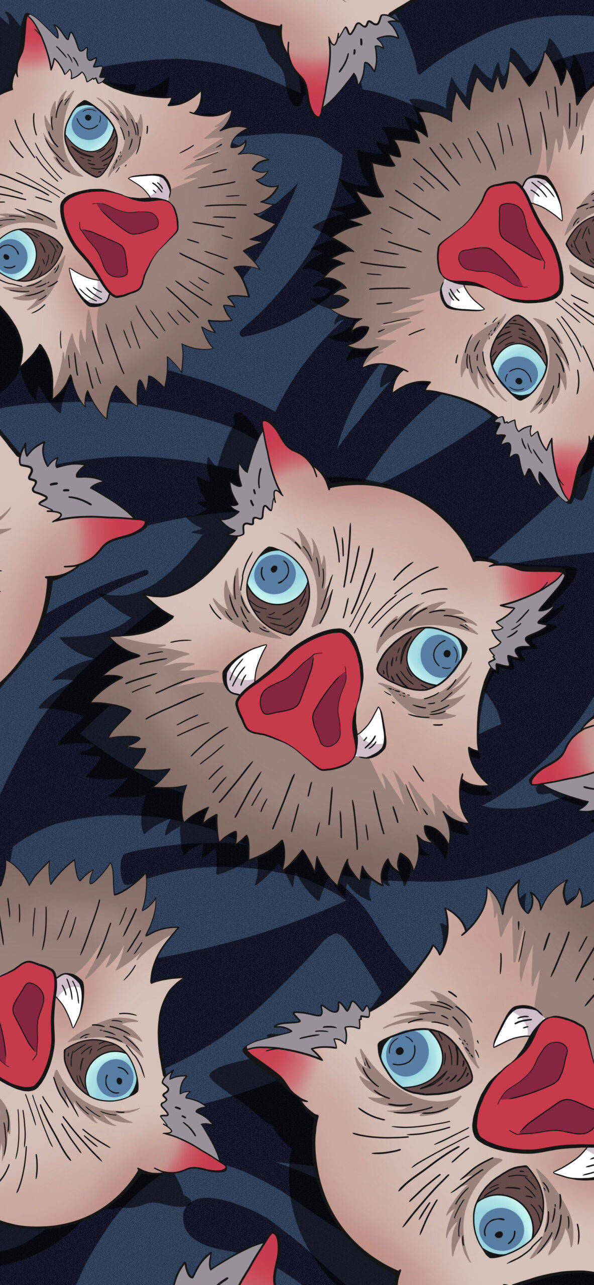 Póster de Máscara de Jabalí de Demon Slayer Fondos de pantalla