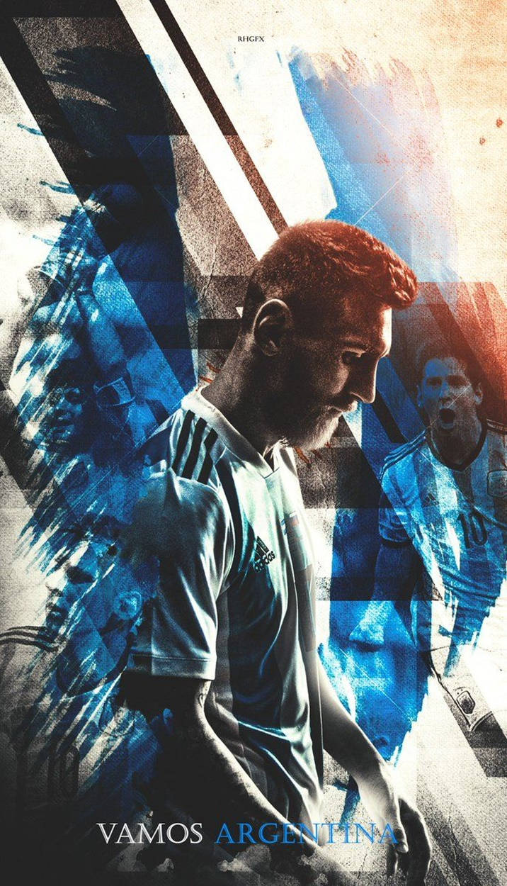 Póster de Messi Argentina Vamos Fondos de pantalla