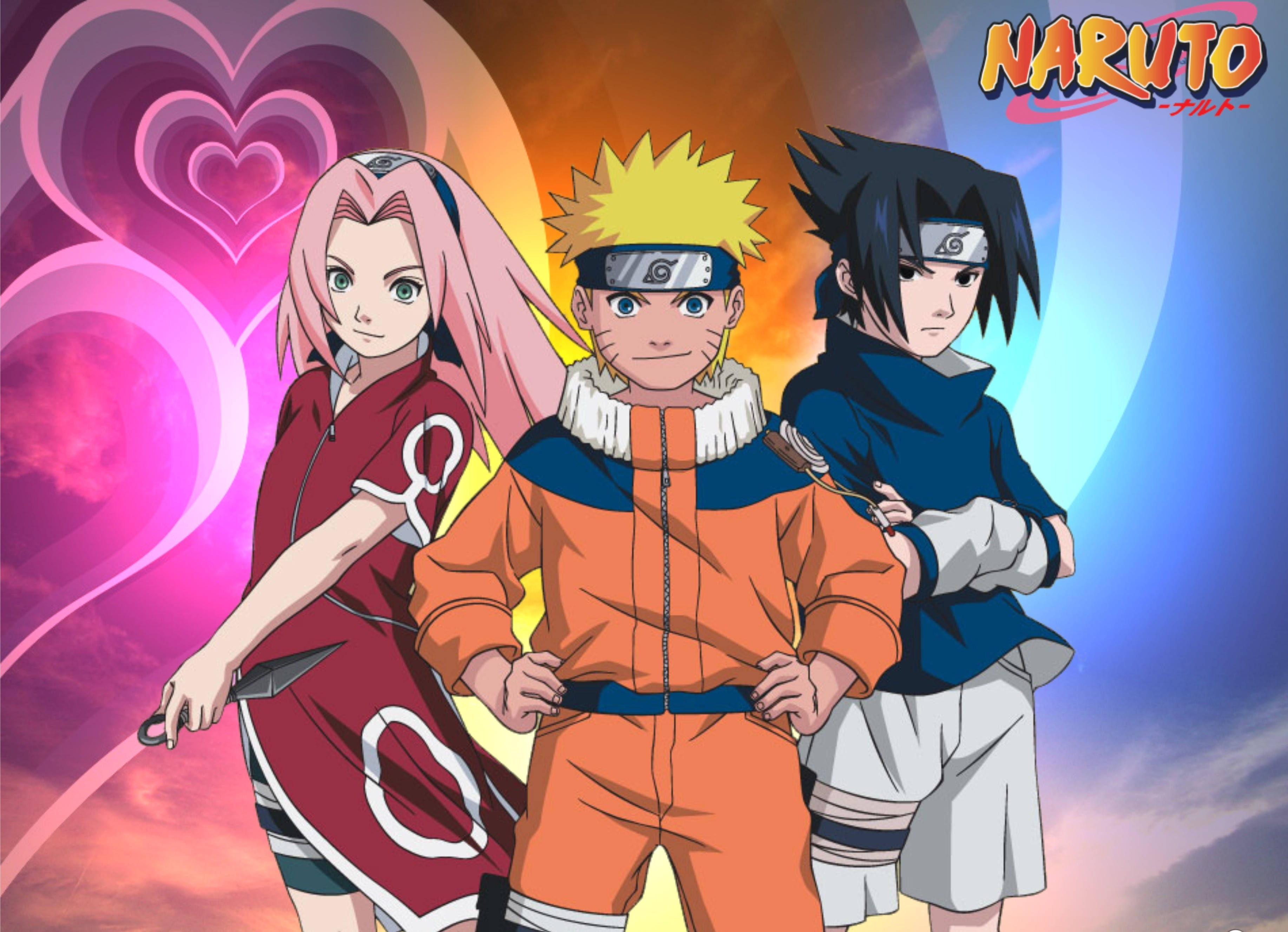Póster de Naruto, Sasuke y Sakura jóvenes Fondos de pantalla