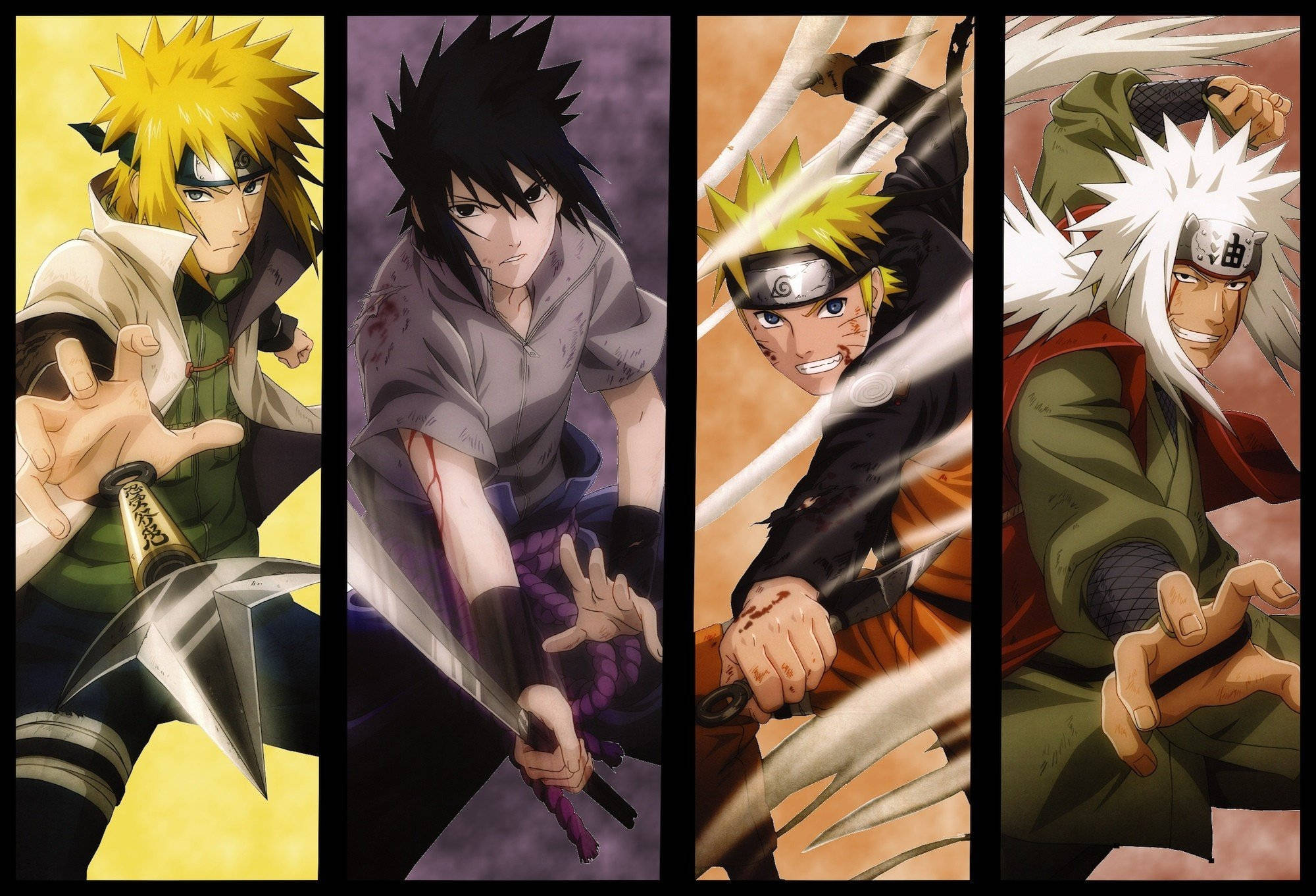 Póster de Naruto y otros ninjas Fondos de pantalla