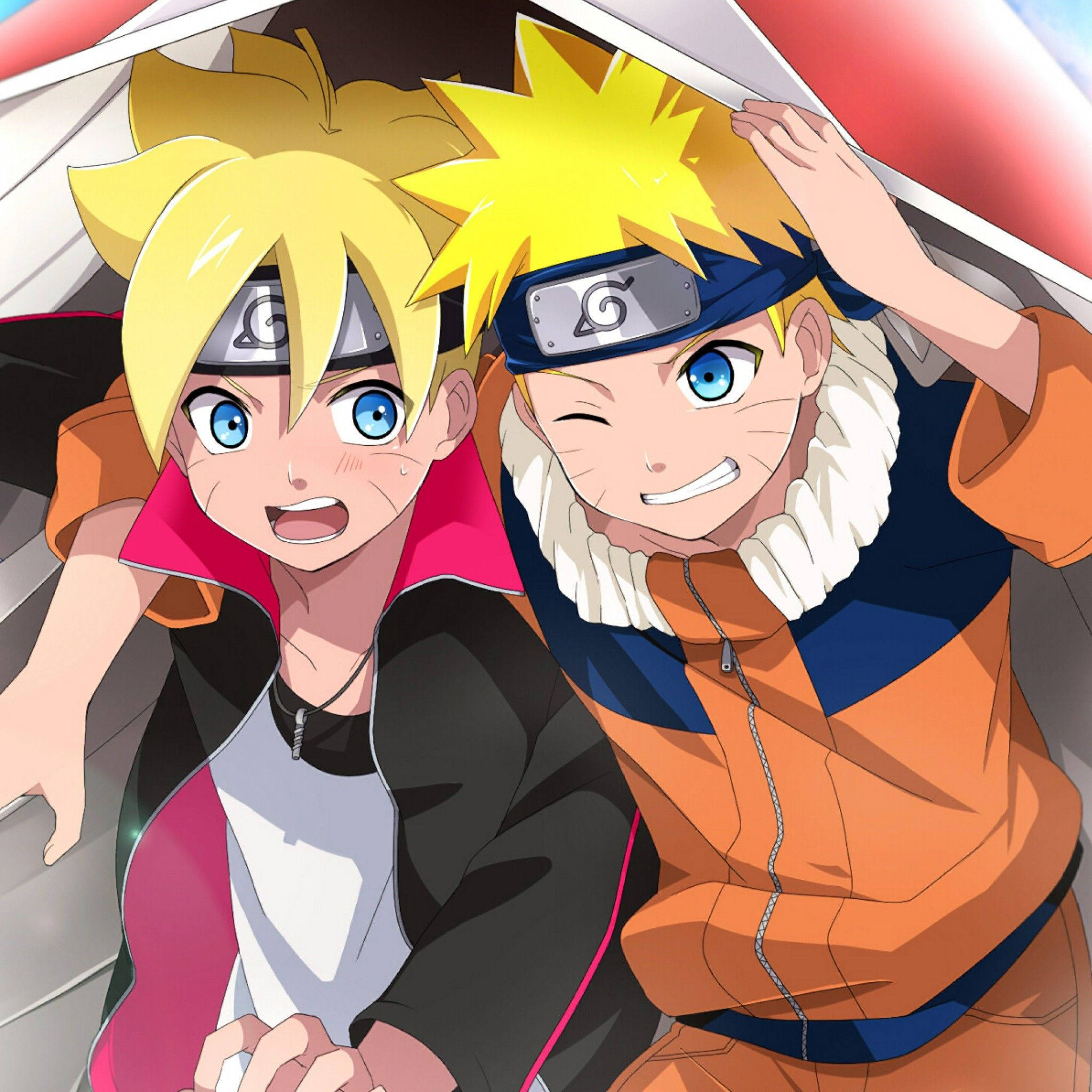 Póster de Naruto y Boruto niños Fondos de pantalla