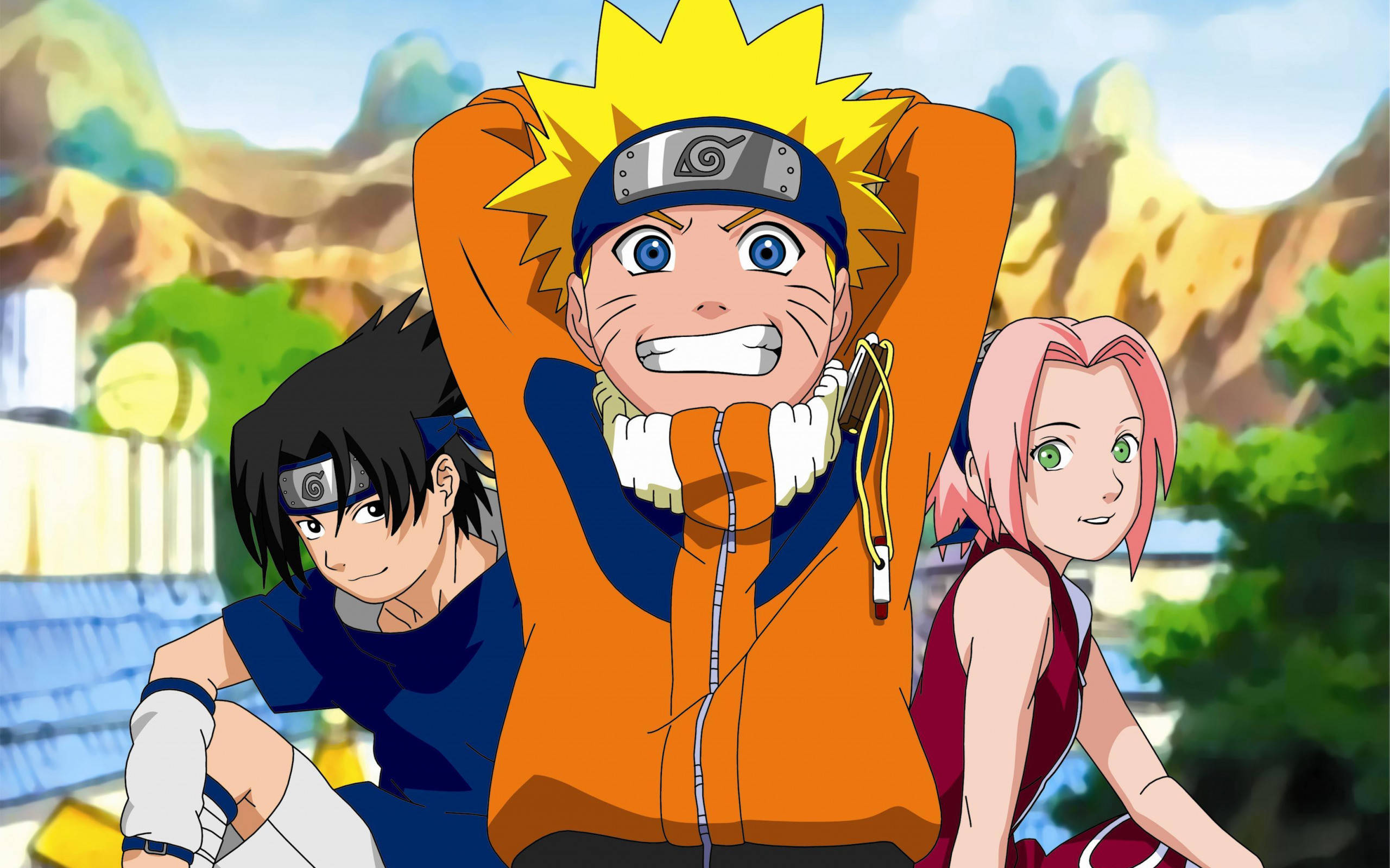 Póster de Naruto y el Equipo 7 de niños Fondos de pantalla