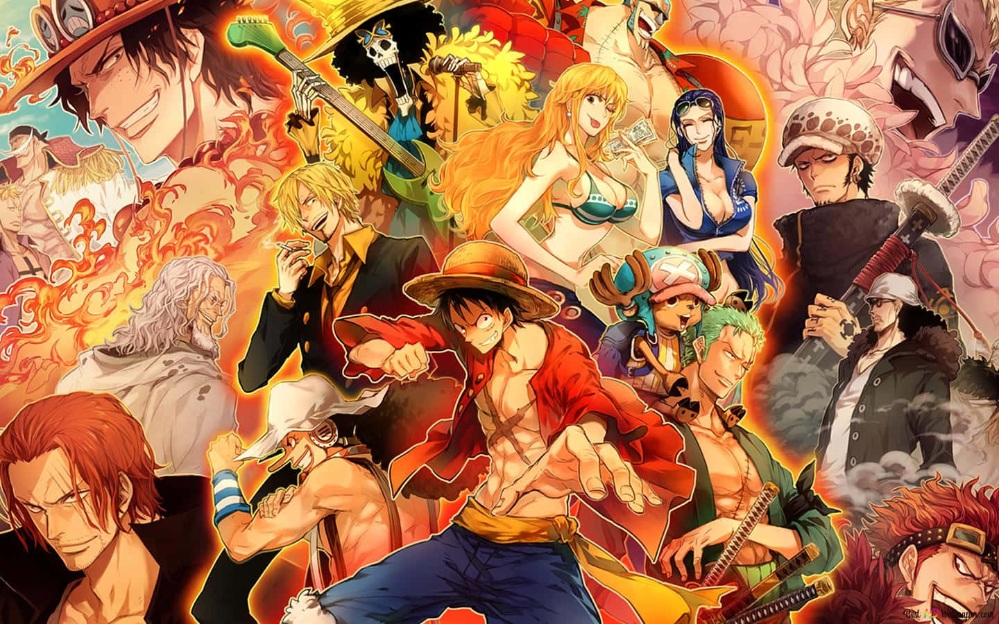 Póster de One Piece, un buen anime Fondos de pantalla