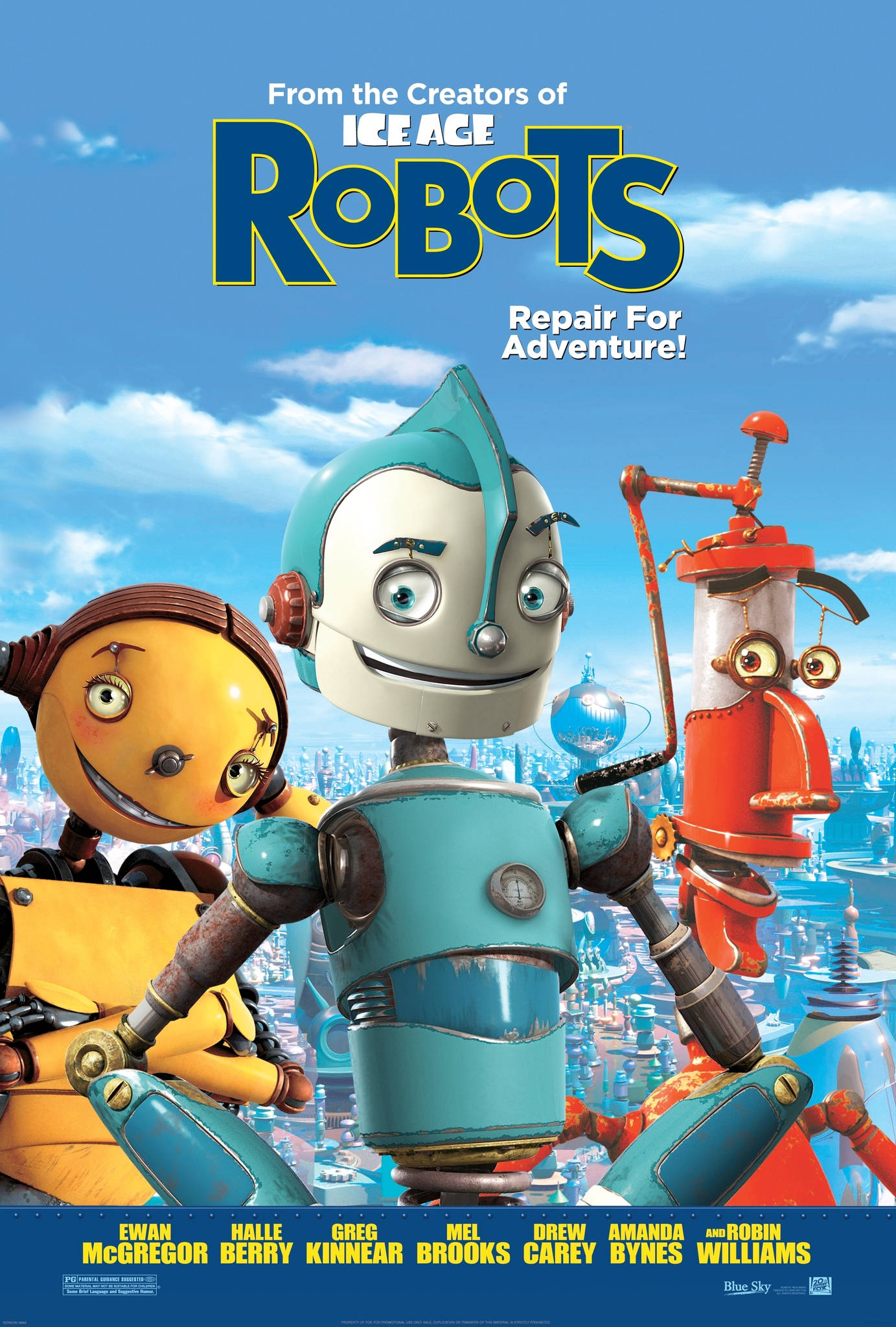Póster de Robots con eslogan Fondos de pantalla