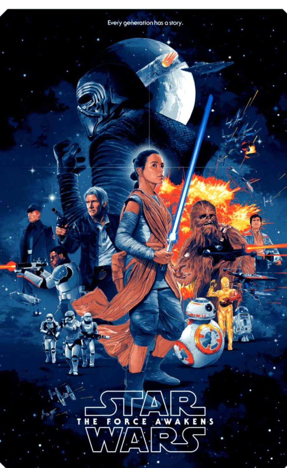 póster de Star Wars: El Despertar de la Fuerza Fondos de pantalla