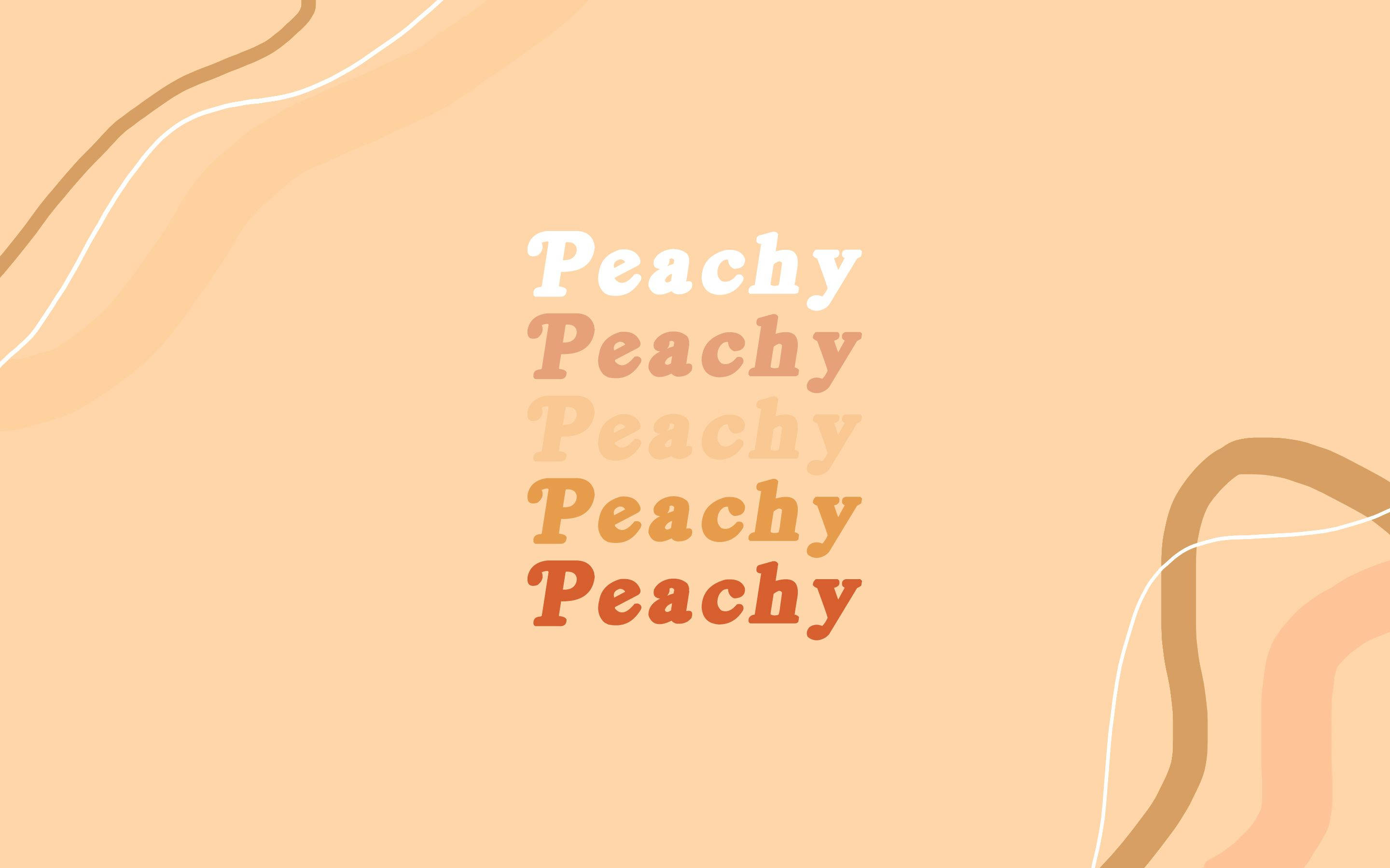 Póster Estético Marrón Claro Peachy Fondos de pantalla