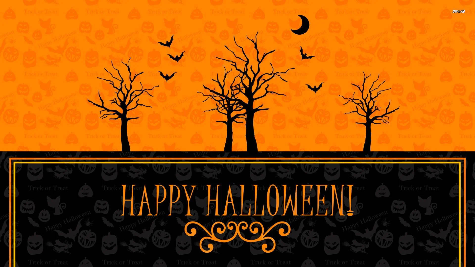 Póster Feliz de Halloween Vintage Fondos de pantalla