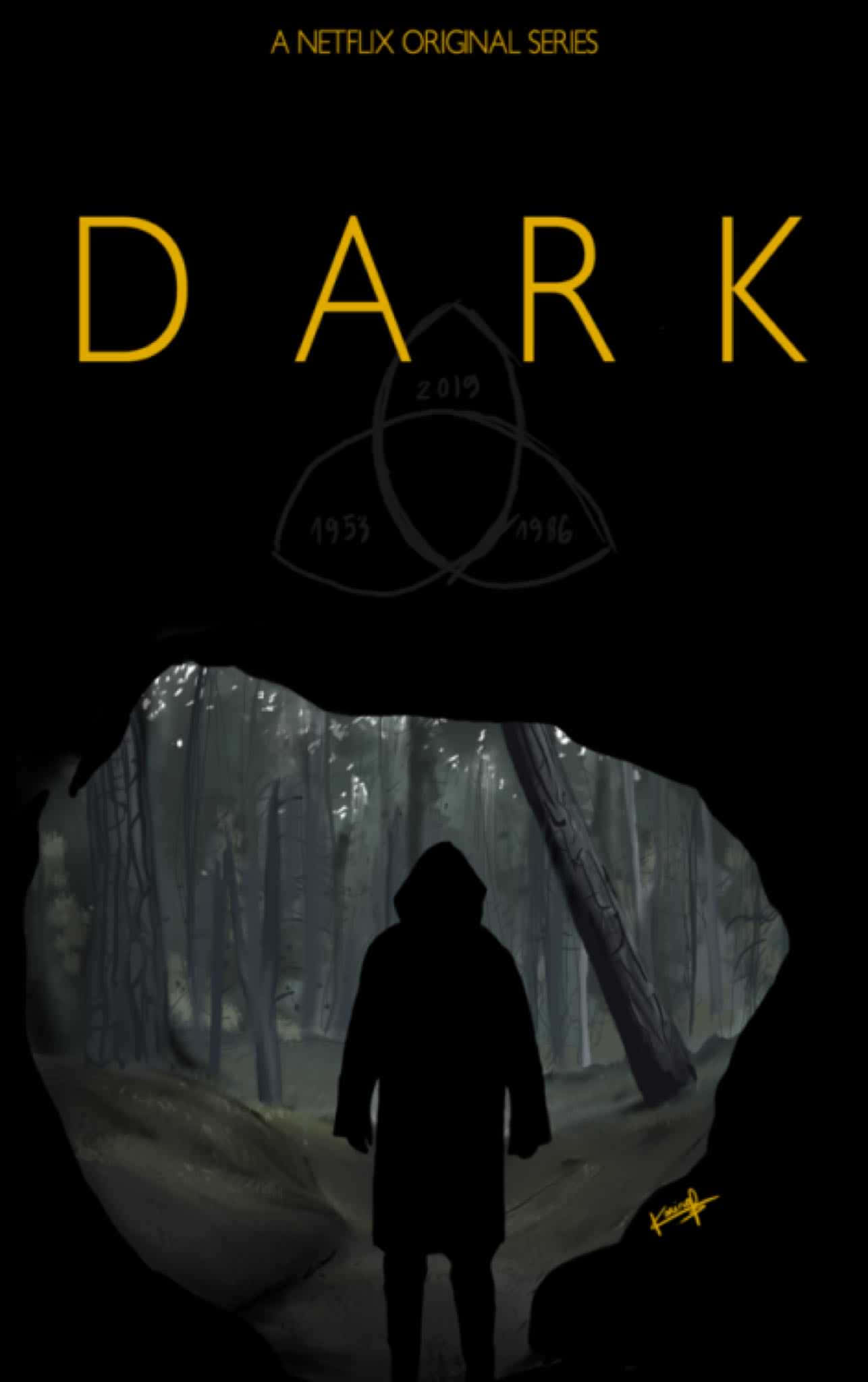 Póster Oscuro de la Serie Original de Netflix Fondos de pantalla