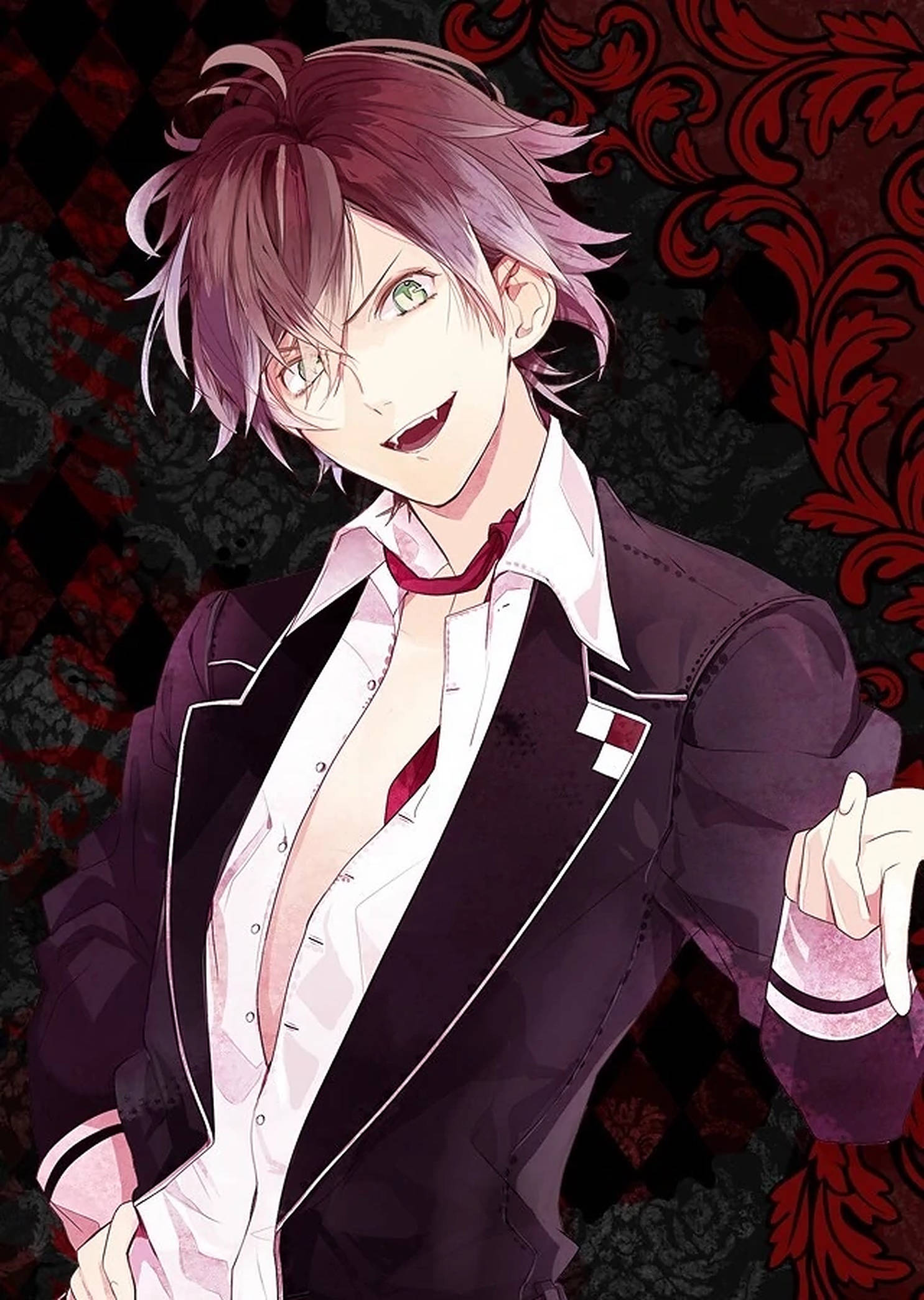 Póster Rojo de Ayato de Diabolik Lovers Fondos de pantalla