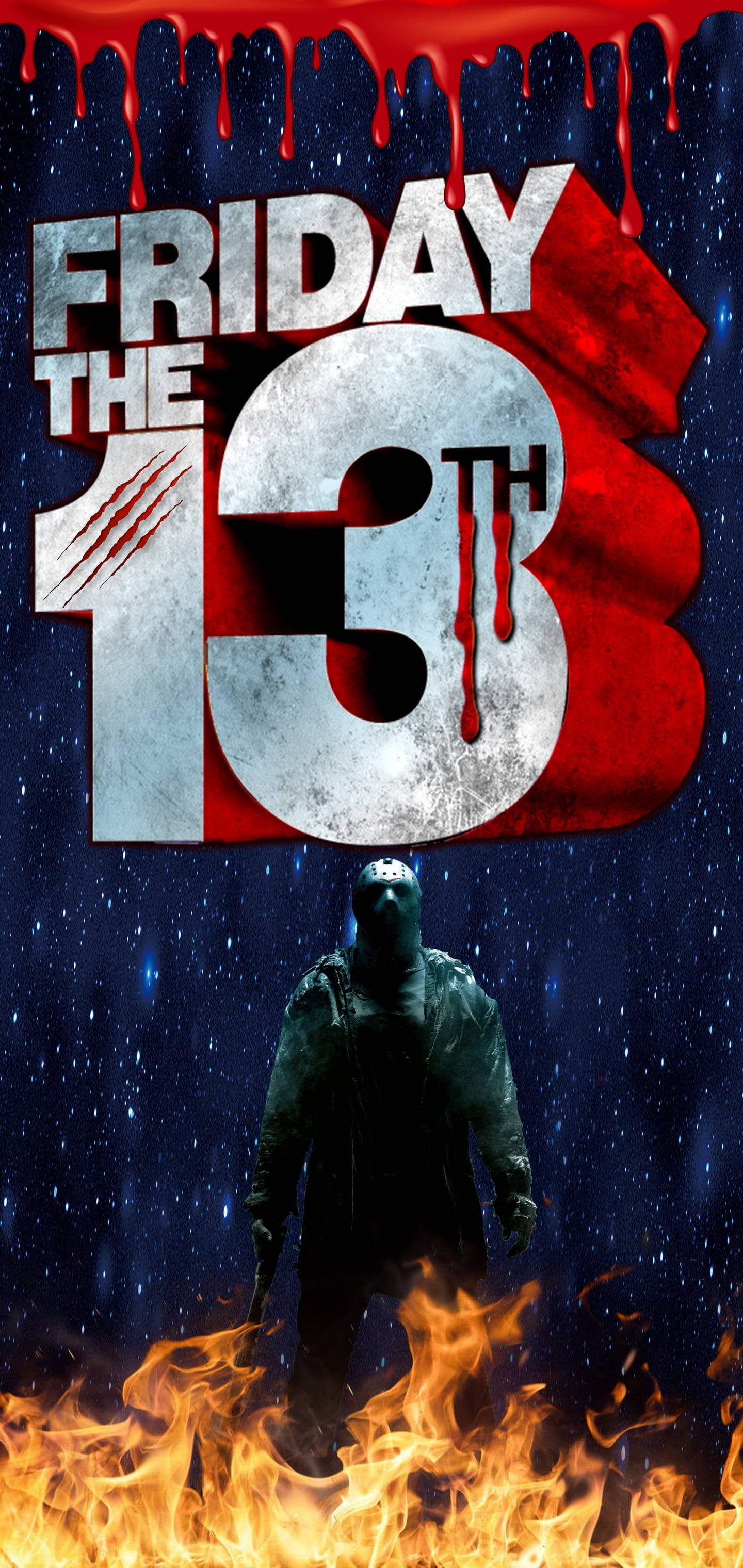 Póster Sangriento de la Película Viernes 13 Fondos de pantalla