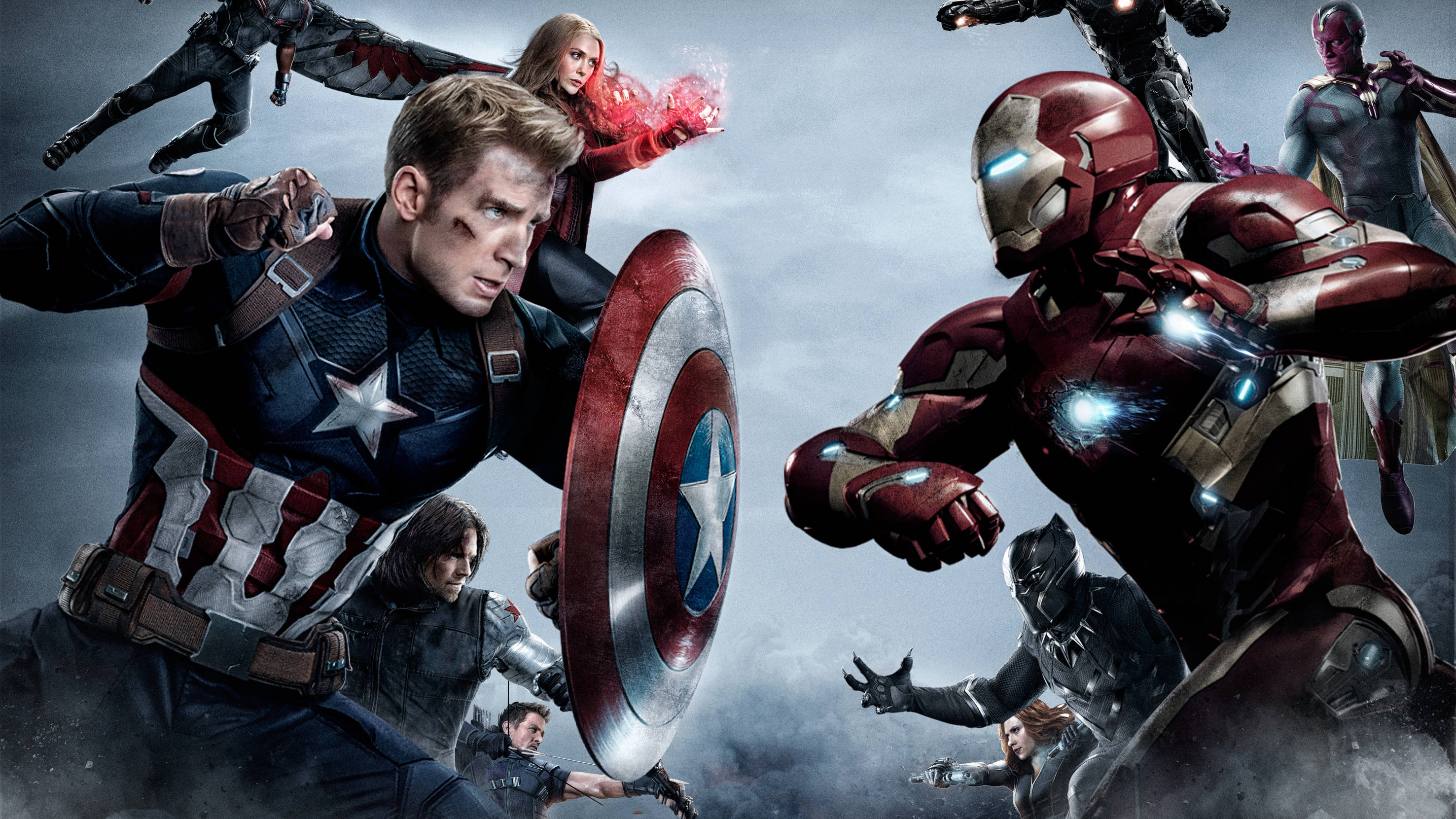 Póster Sombrío de Capitán América: Civil War Fondos de pantalla