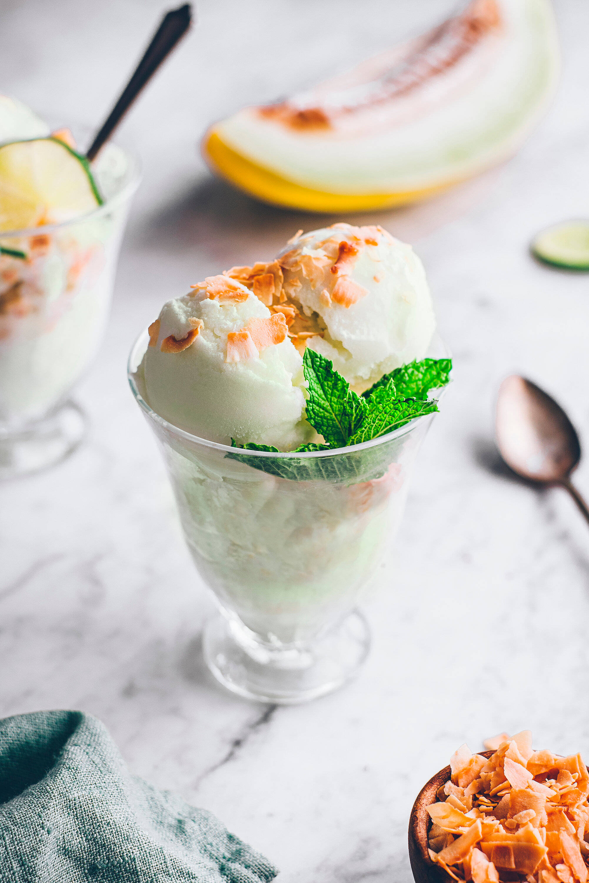 Postre de Melón Canario Fondos de pantalla