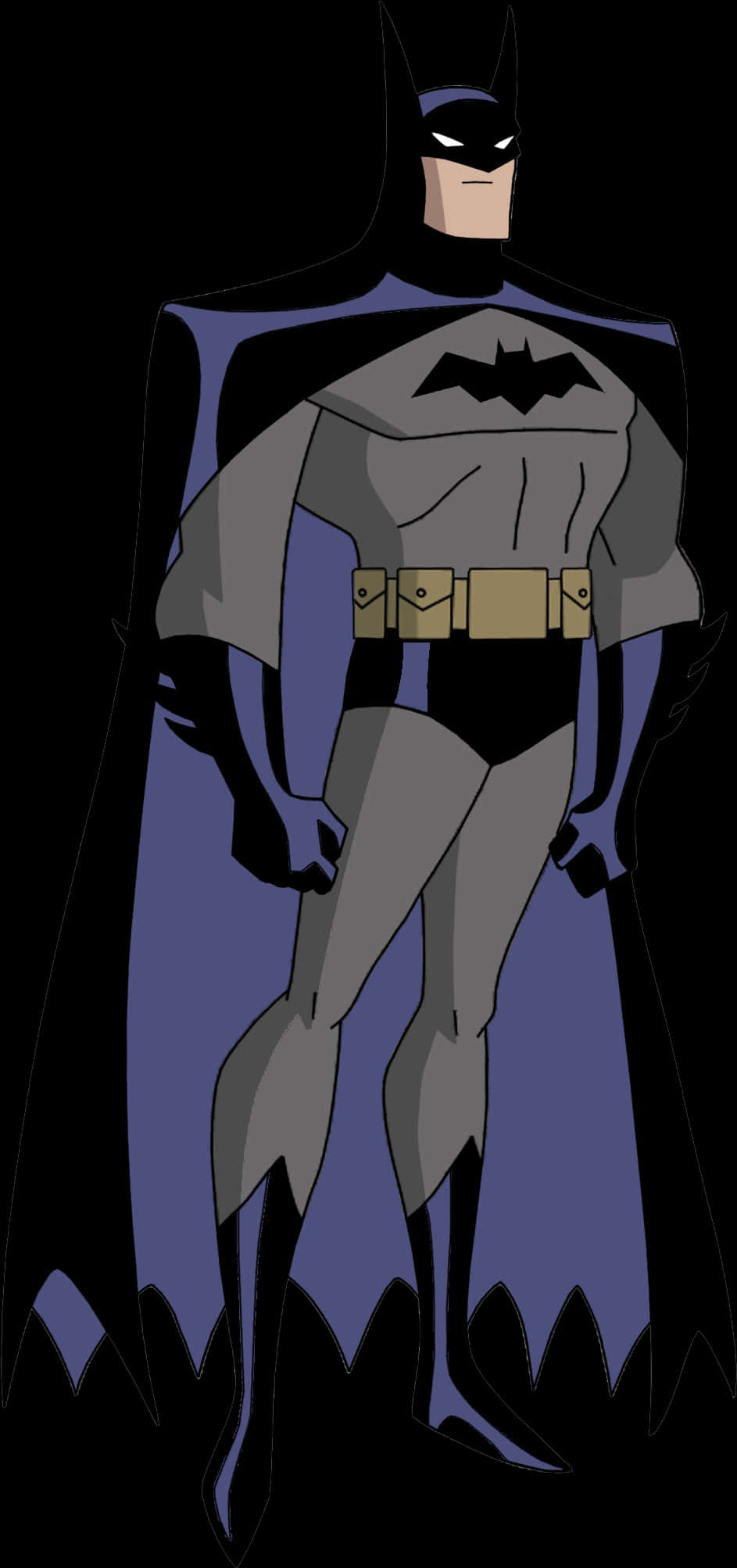 Postura clásica animada de Batman Fondos de pantalla