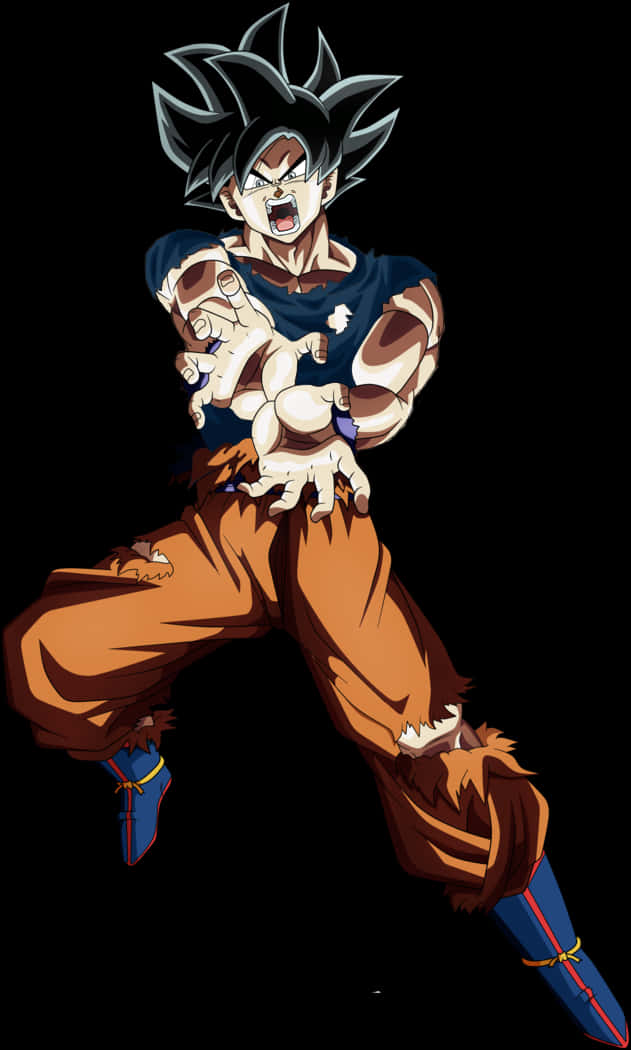 Postura de Combate de Goku Ultra Instinto Fondos de pantalla