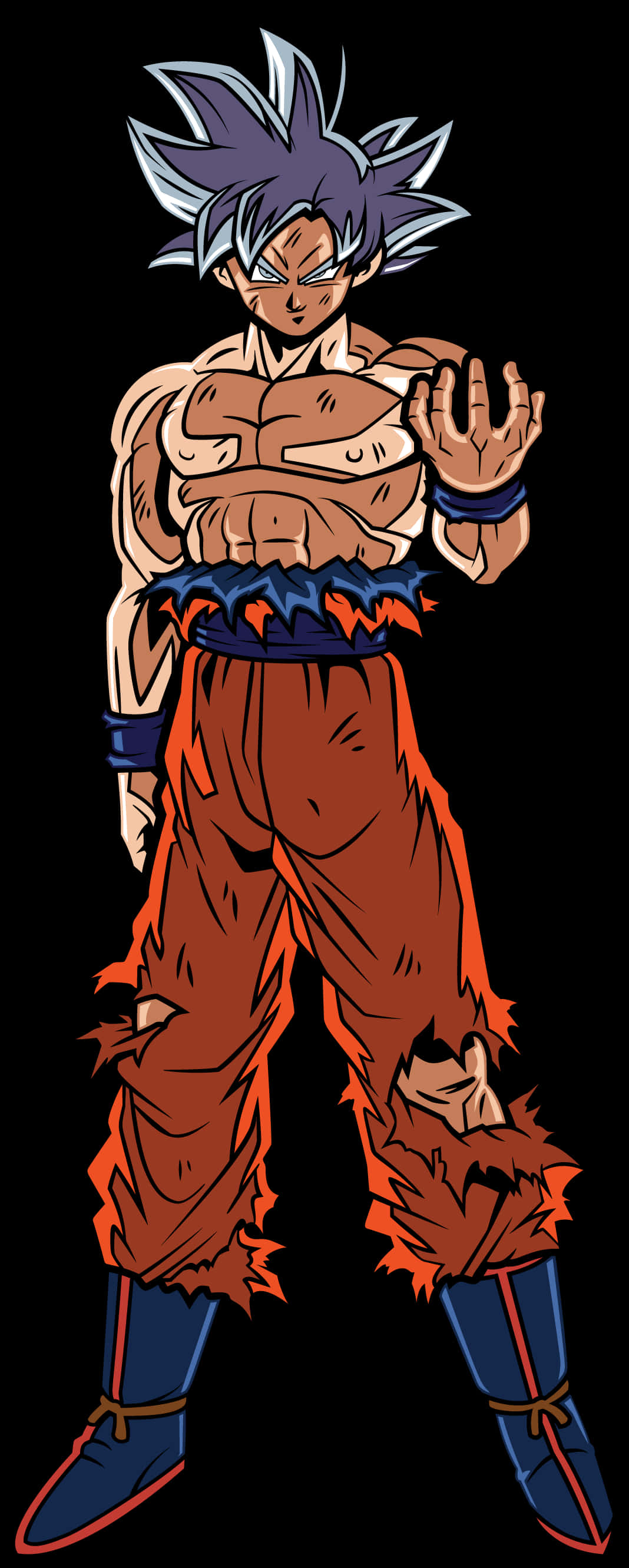 Postura de Goku Ultra Instinto Fondos de pantalla