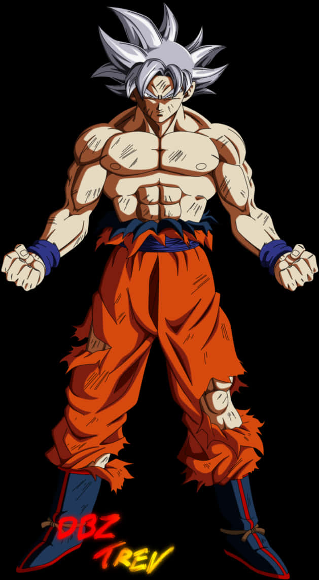 Postura de Poder de Goku Ultra Instinto Fondos de pantalla