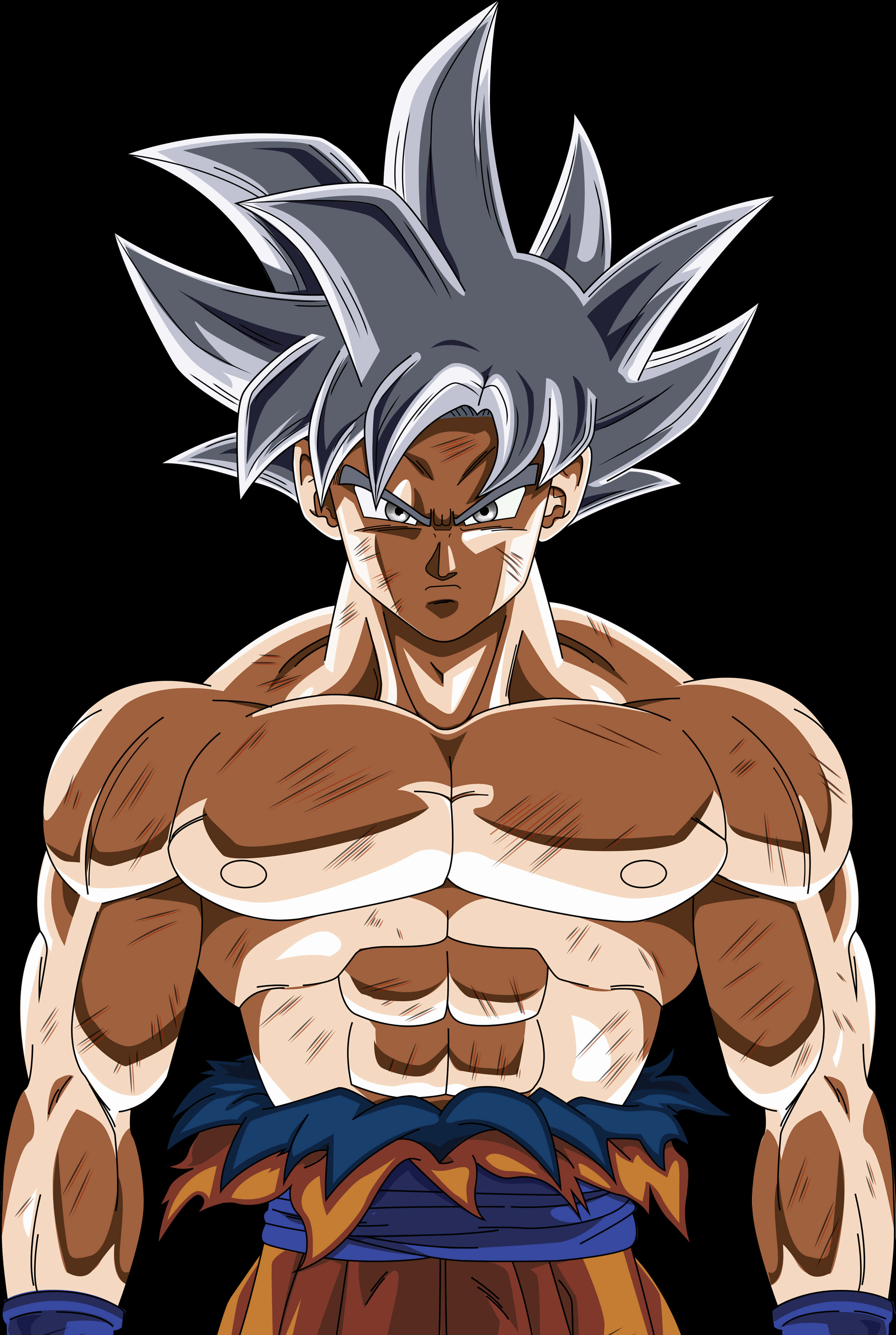 Postura de Poder de Goku Ultra Instinto Fondos de pantalla