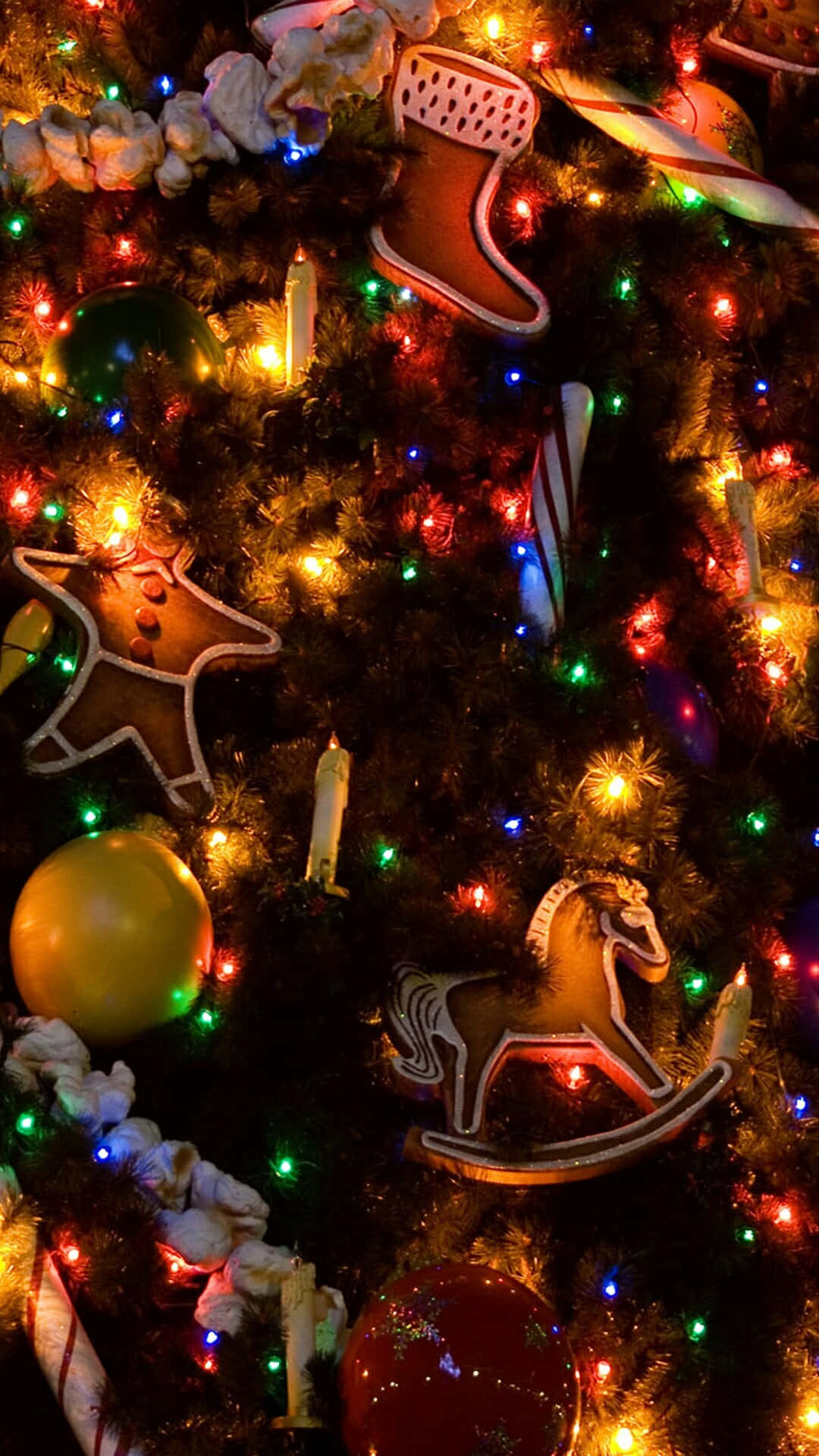 ¡Prepara tu teléfono para la Navidad con este fondo festivo! Fondos de pantalla