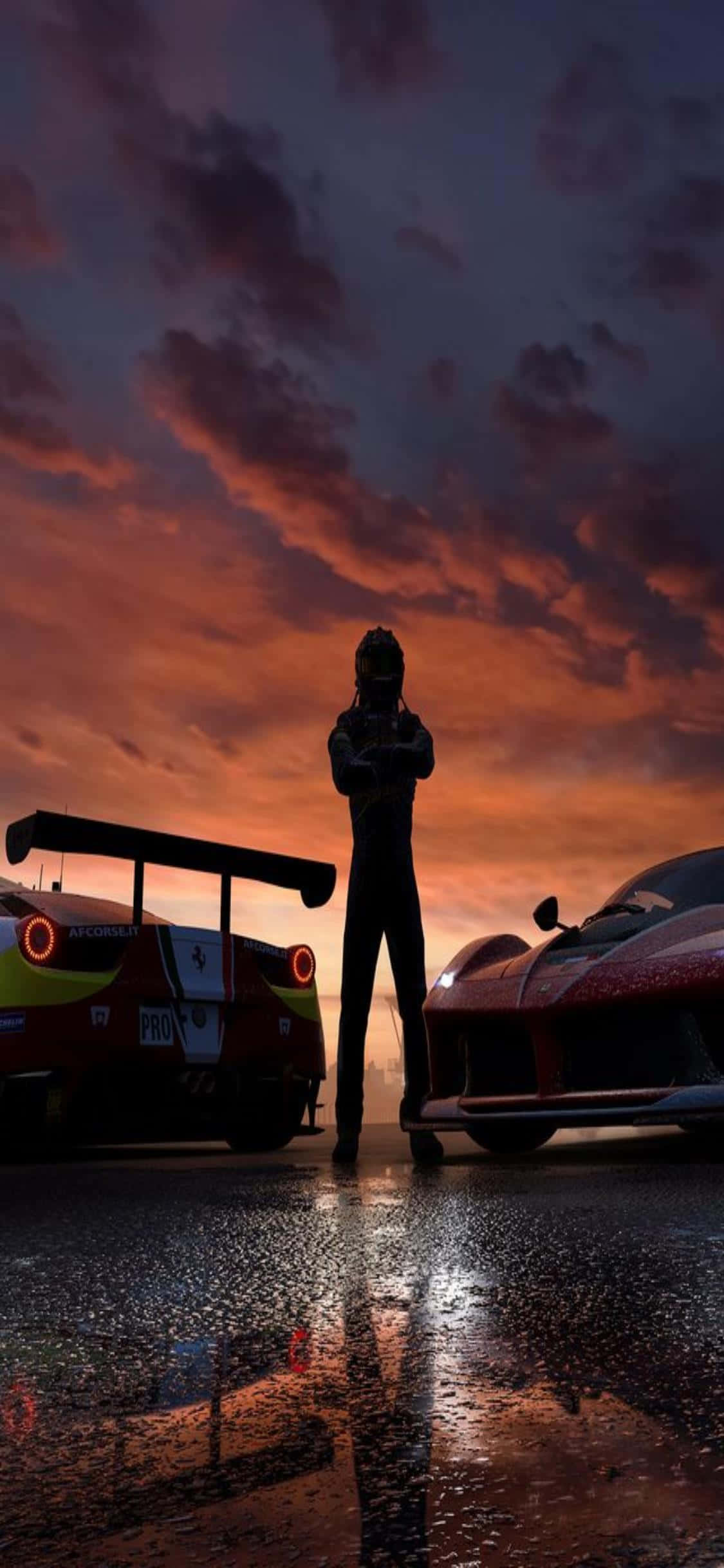 Preparando el Escenario para tu Aventura de Carreras con iPhone Xs y Forza Horizon 4 Fondos de pantalla
