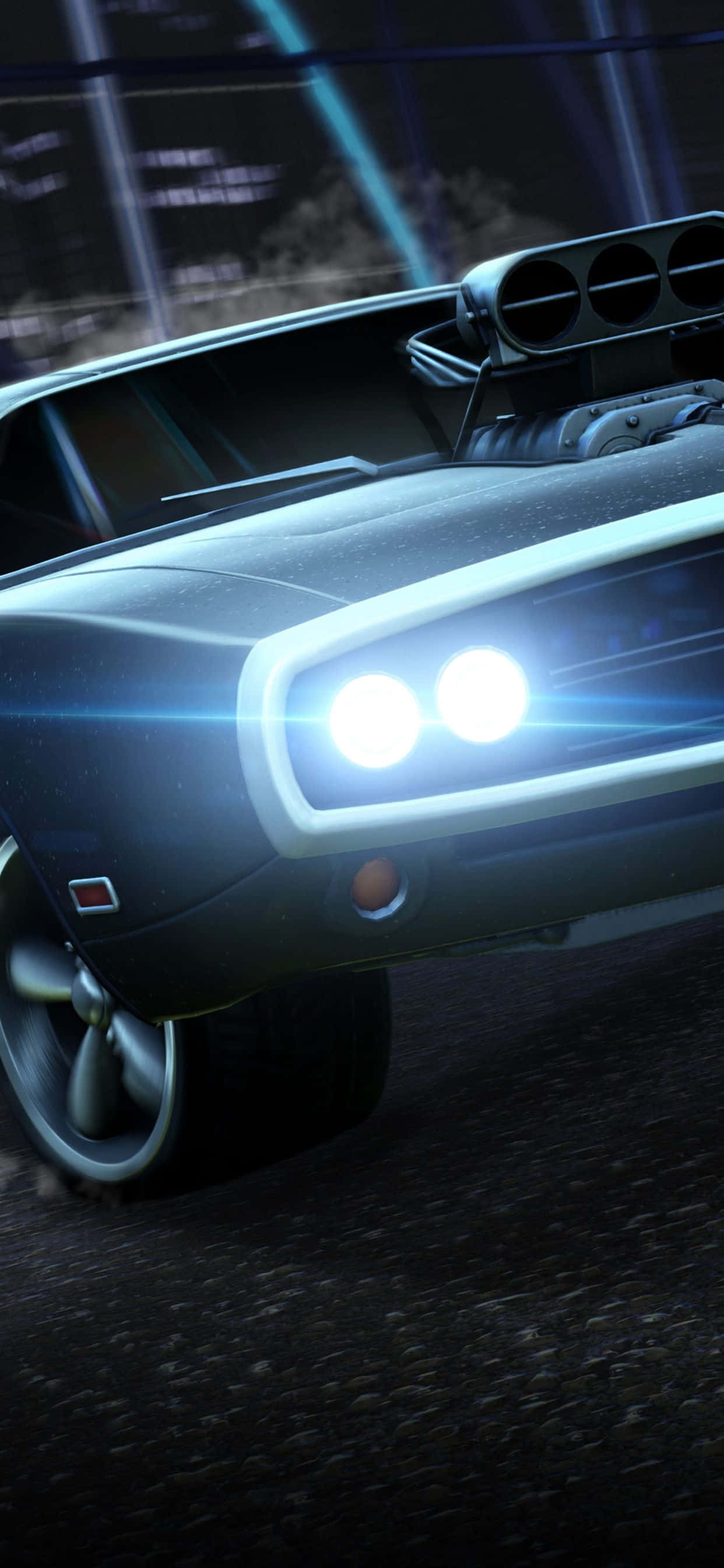 Prepárate para Épicas Batallas de Rocket League en el iPhone XS Max Fondos de pantalla