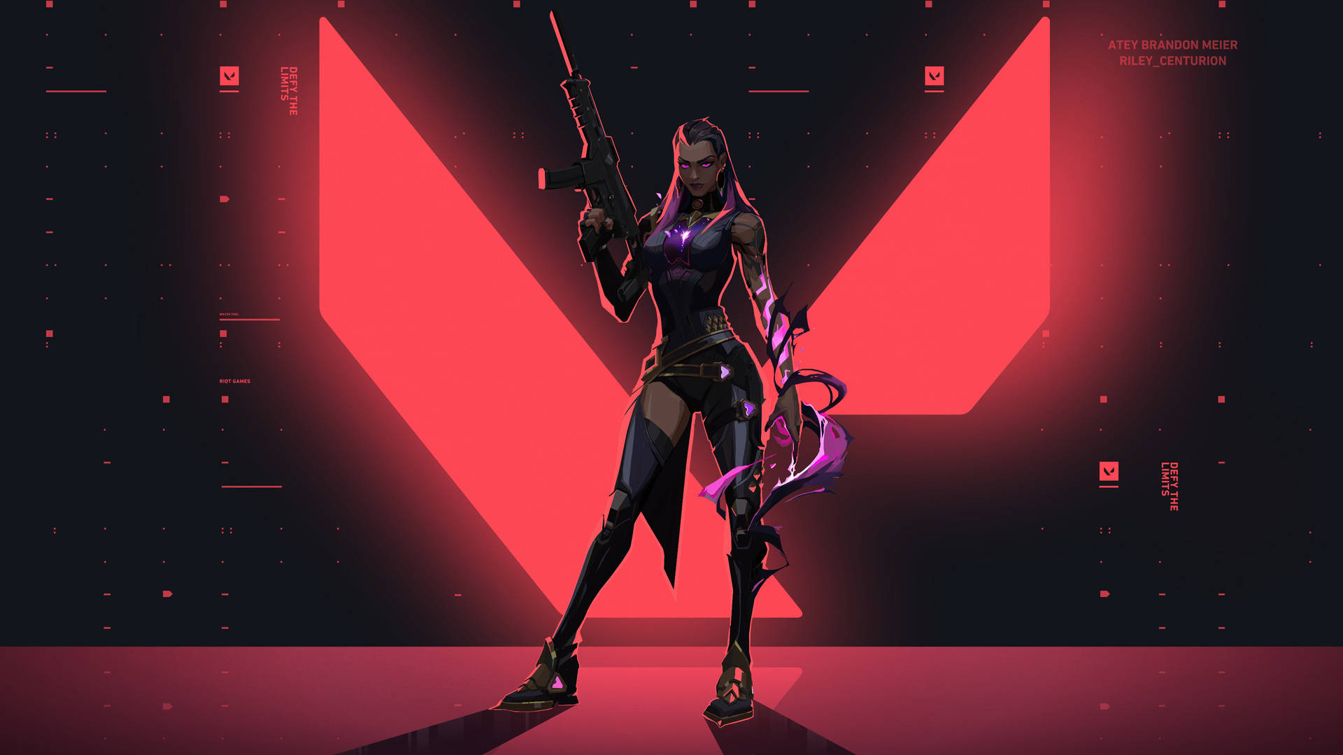 Fondo de pantalla de la pose de Reyna de Valorant