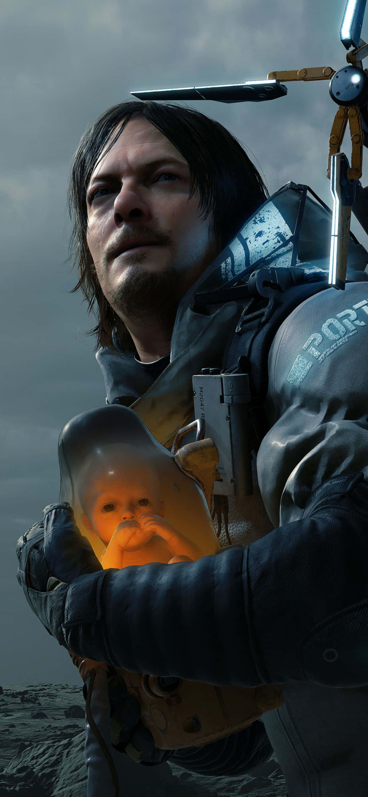 Prepárate para jugar el tan esperado videojuego: Death Stranding en tu iPhone Xs Max Fondos de pantalla