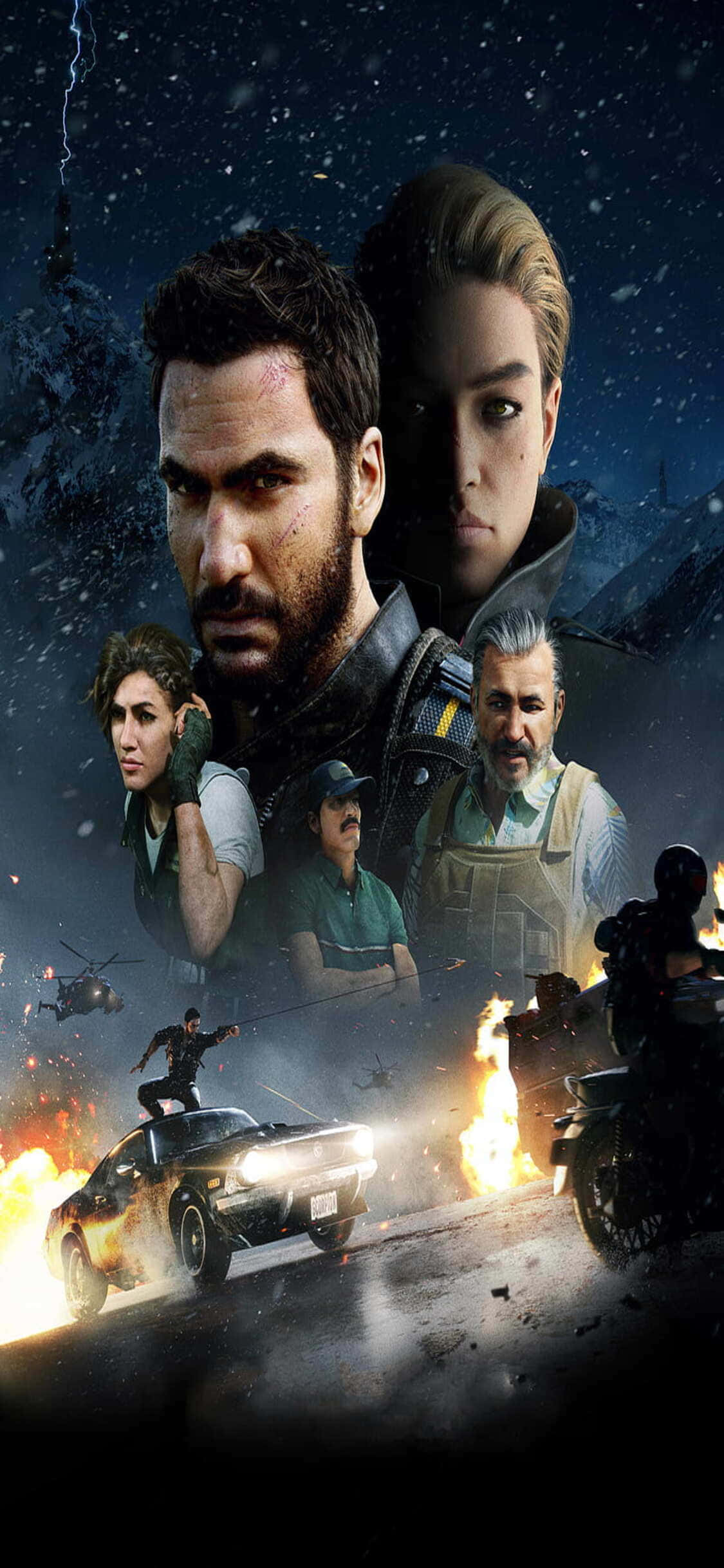 Prepárate para la acción con iPhone X y Just Cause 4 Fondos de pantalla